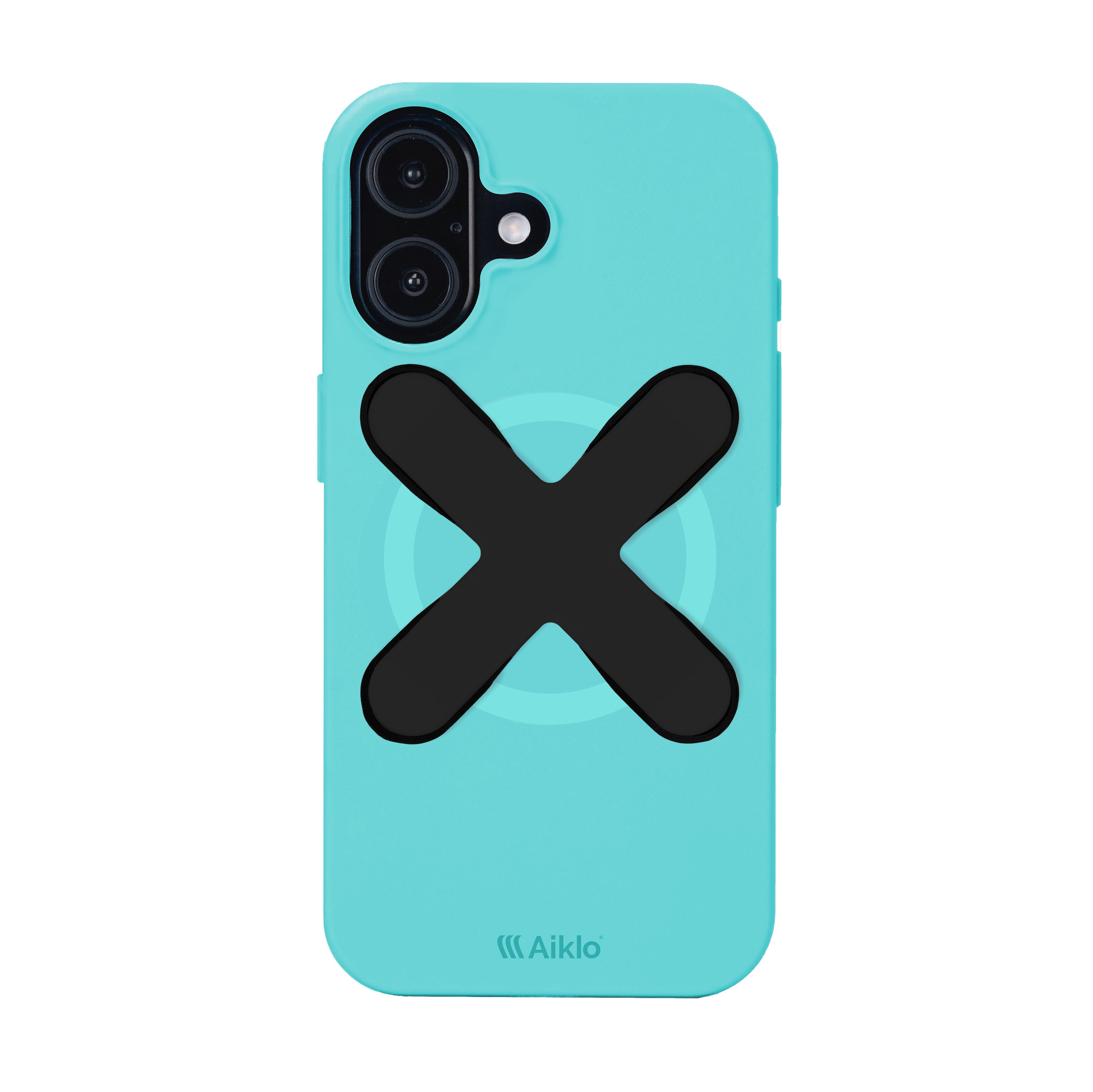 Iphone 17 Aqua Blue + Grip Black