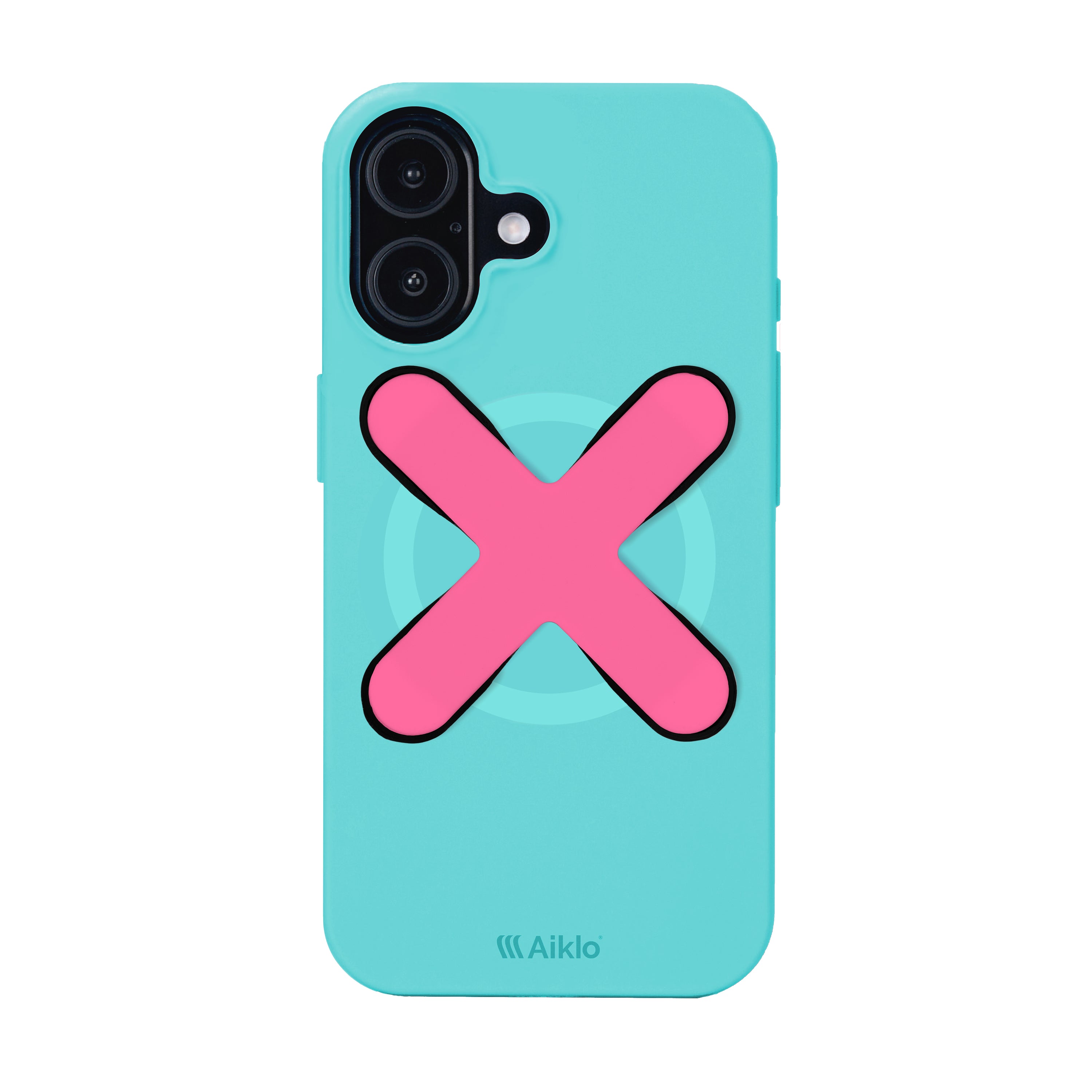 Iphone 17 Aqua Blue + Grip Bubblegum