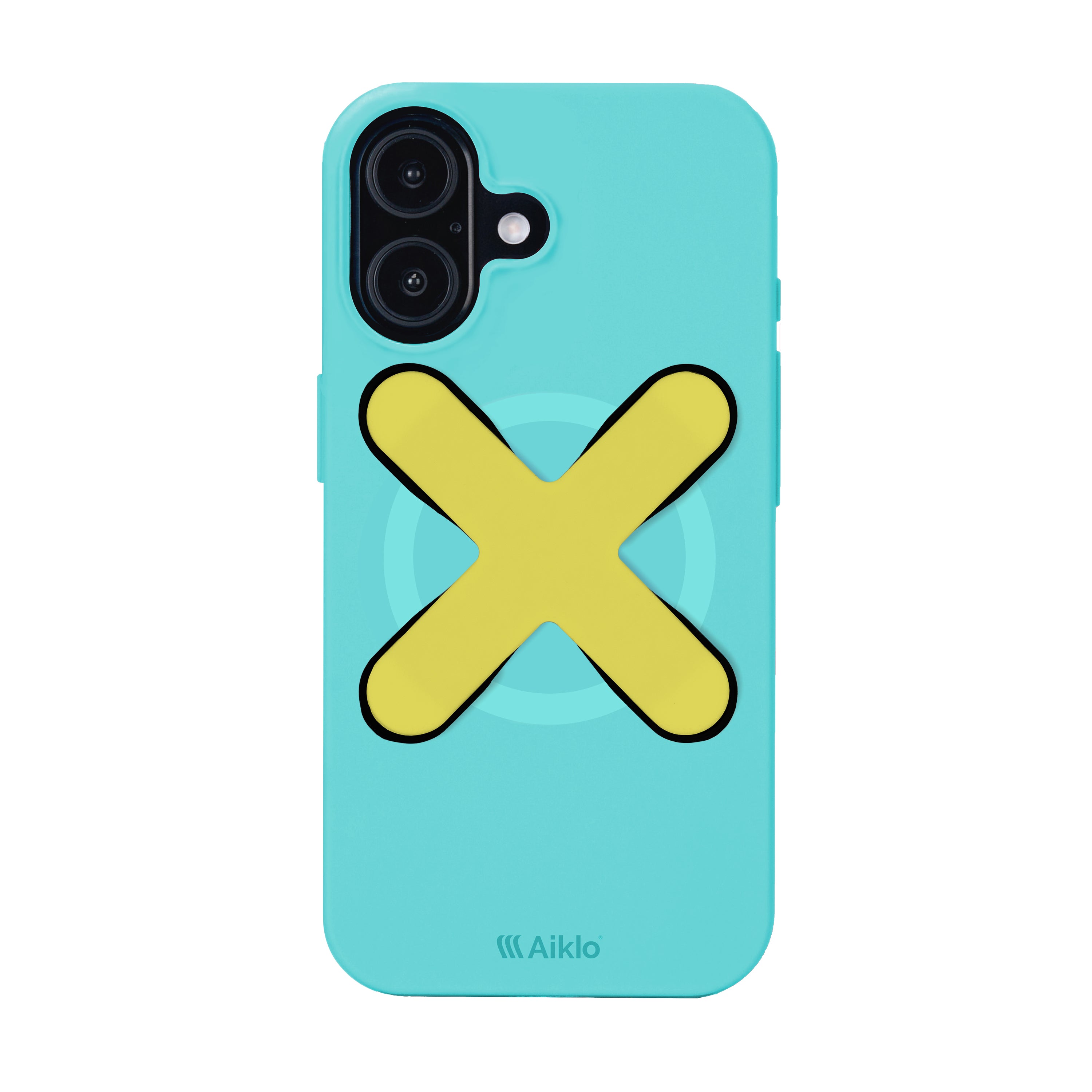 Iphone 17 Aqua Blue + Grip Lemon