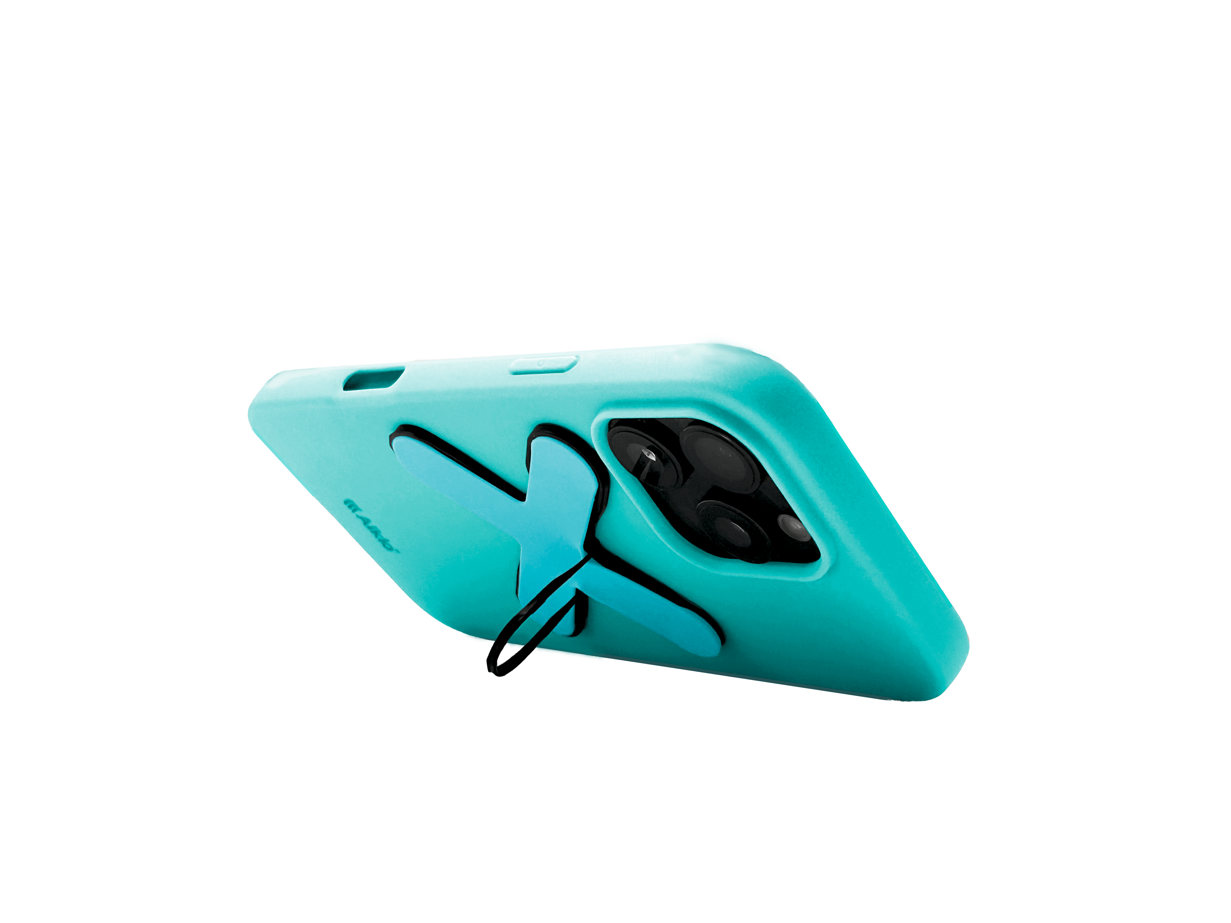 Funda MagSafe & Stix Grip Agua Blue