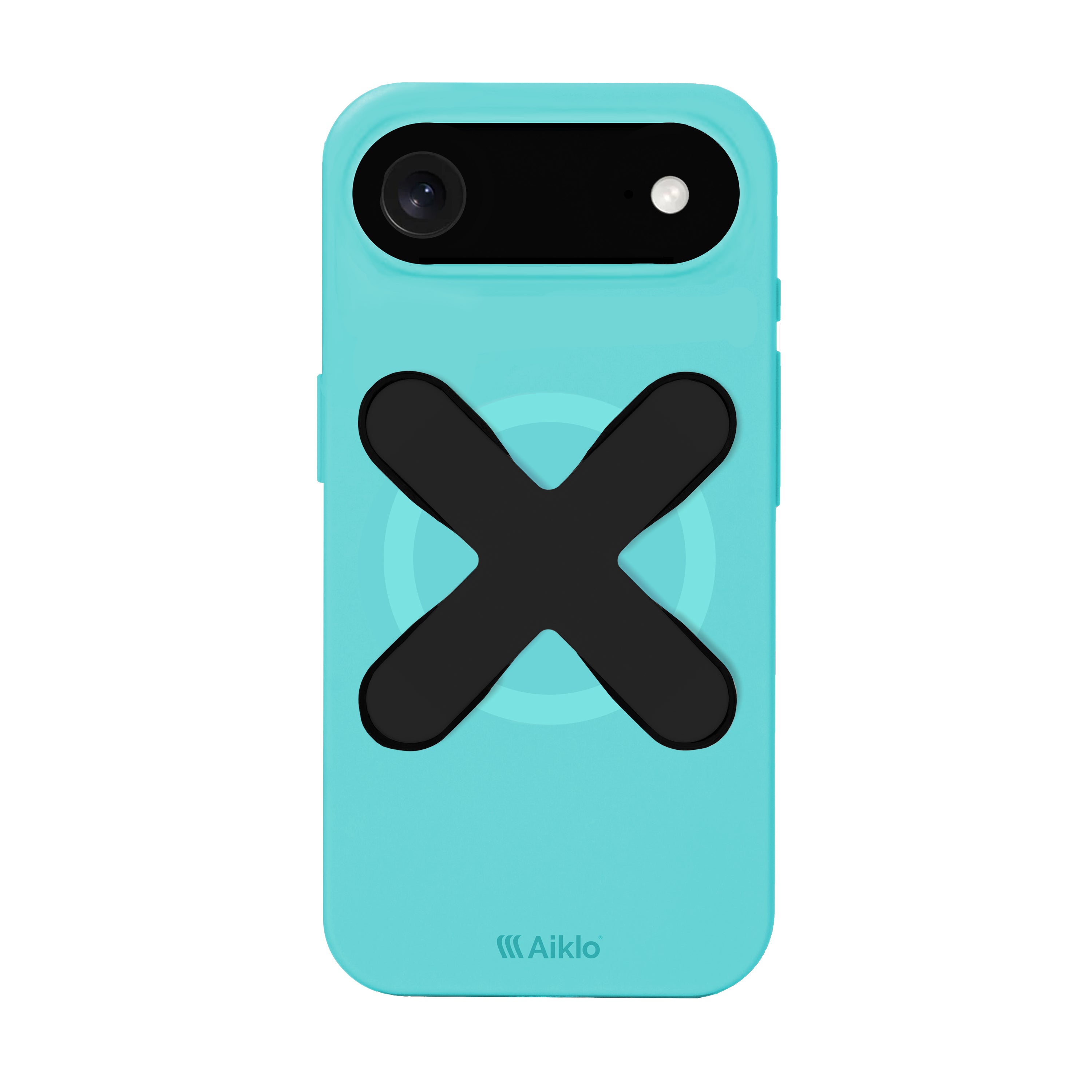 Iphone 17 Air Aqua Blue + Grip Black