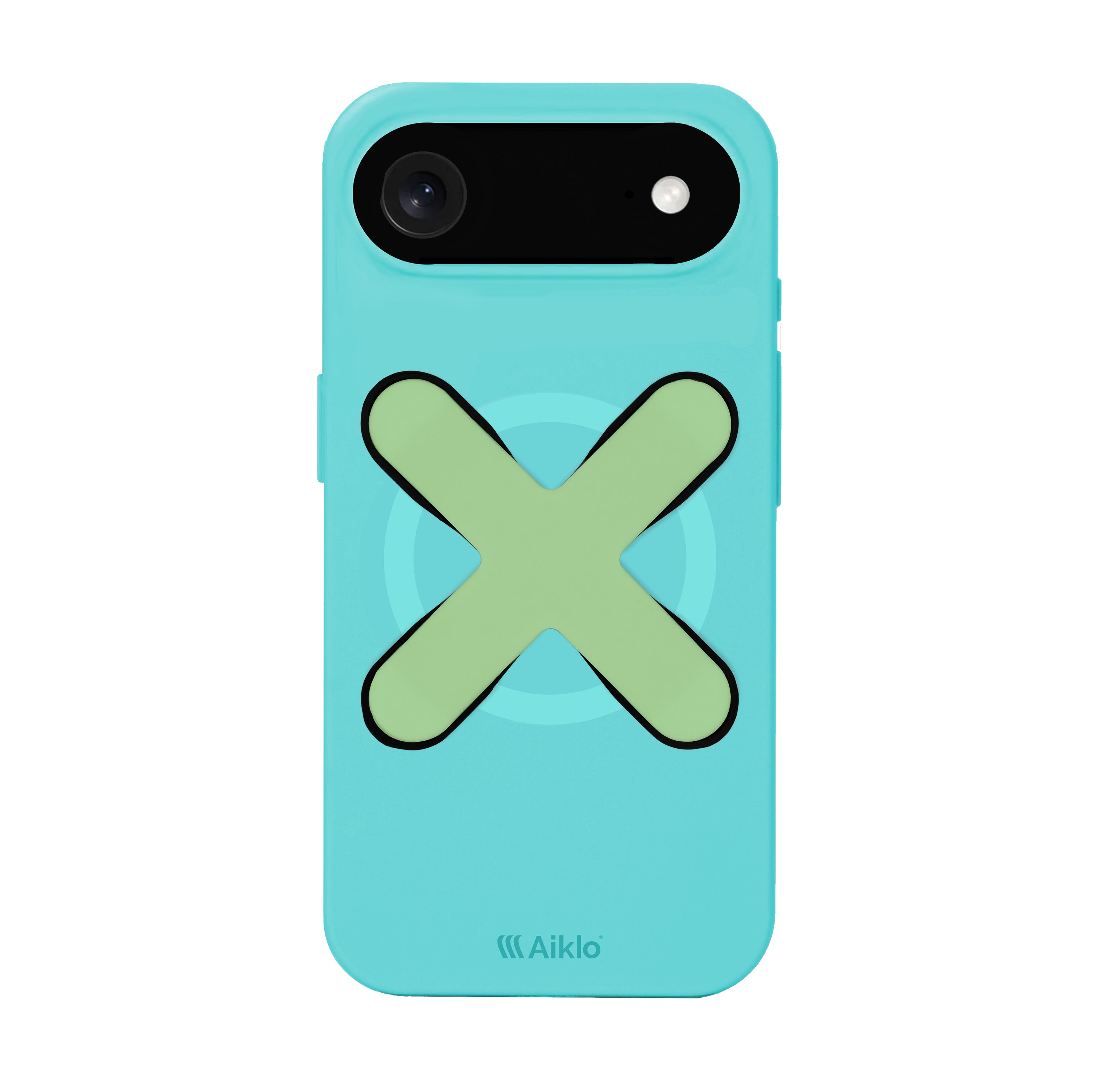 Iphone 17 Air Aqua Blue + Grip Mint