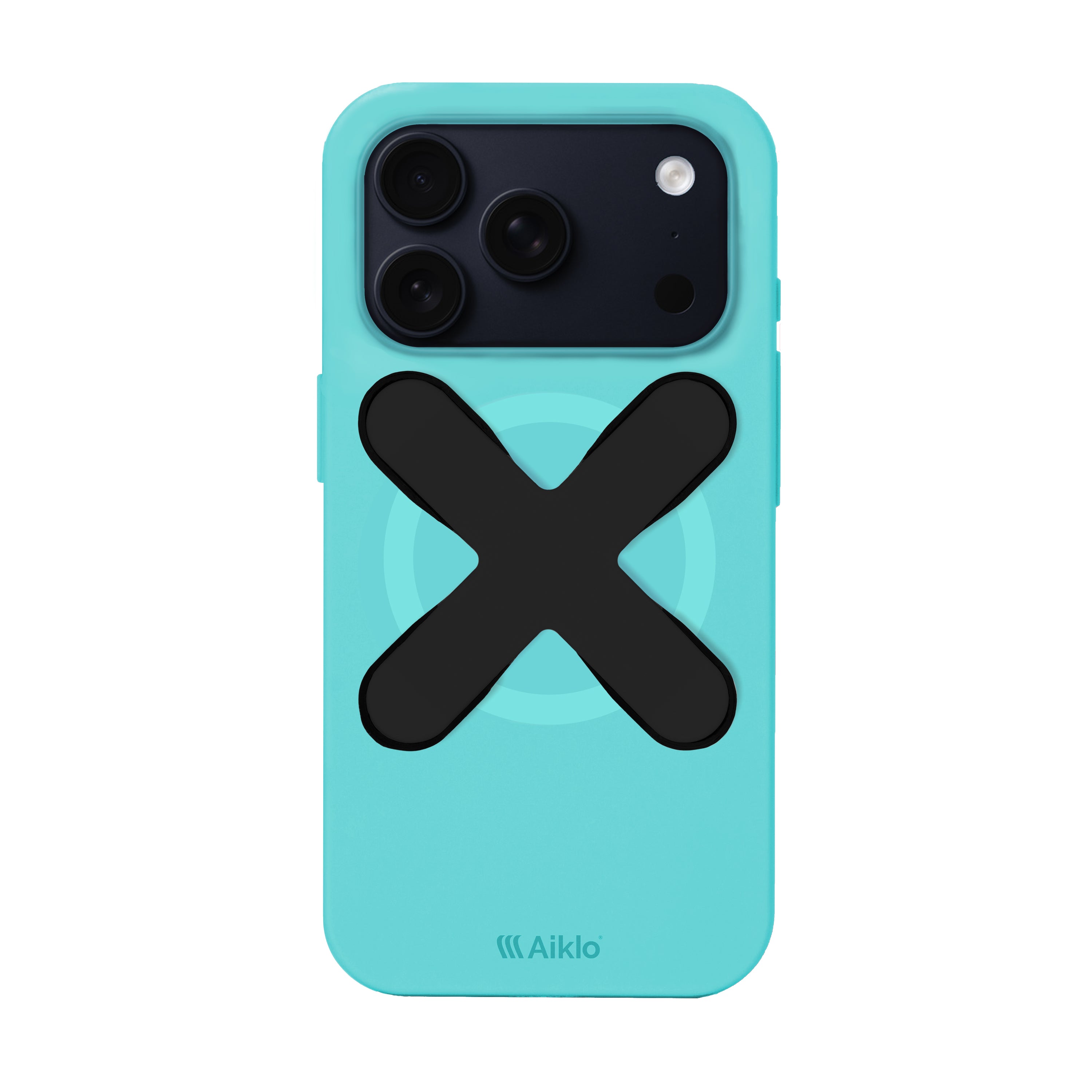 Iphone 17 Pro Aqua Blue + Grip Black