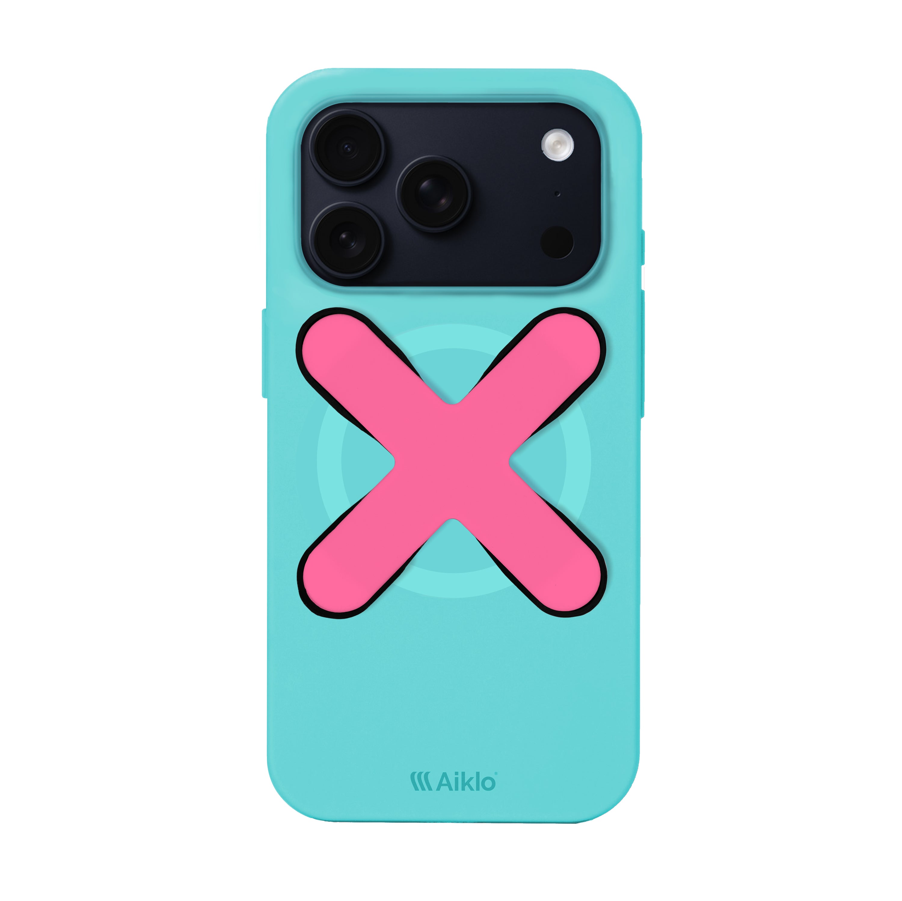 Iphone 17 Pro Aqua Blue + Grip Bubblegum