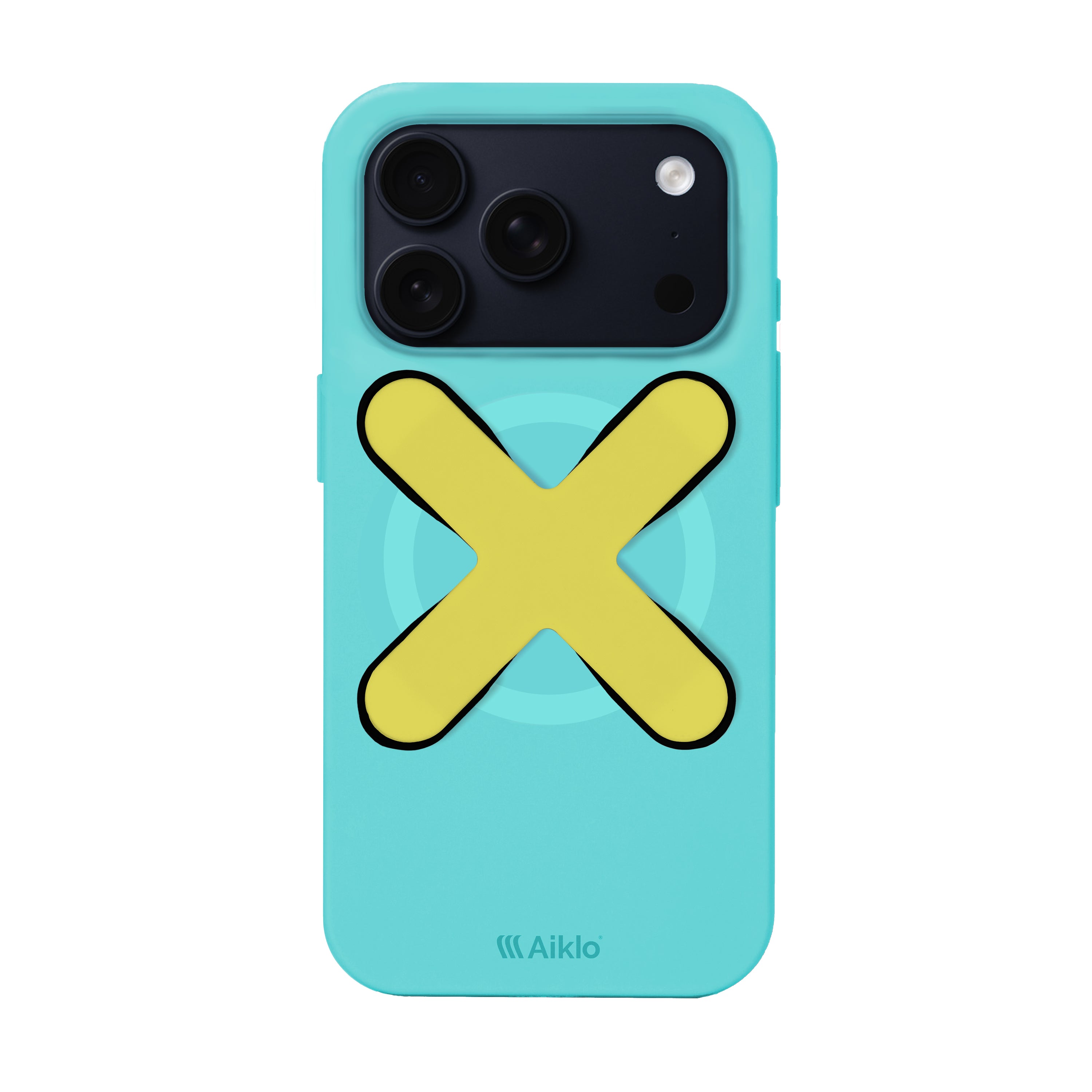 Iphone 17 Pro Aqua Blue + Grip Lemon