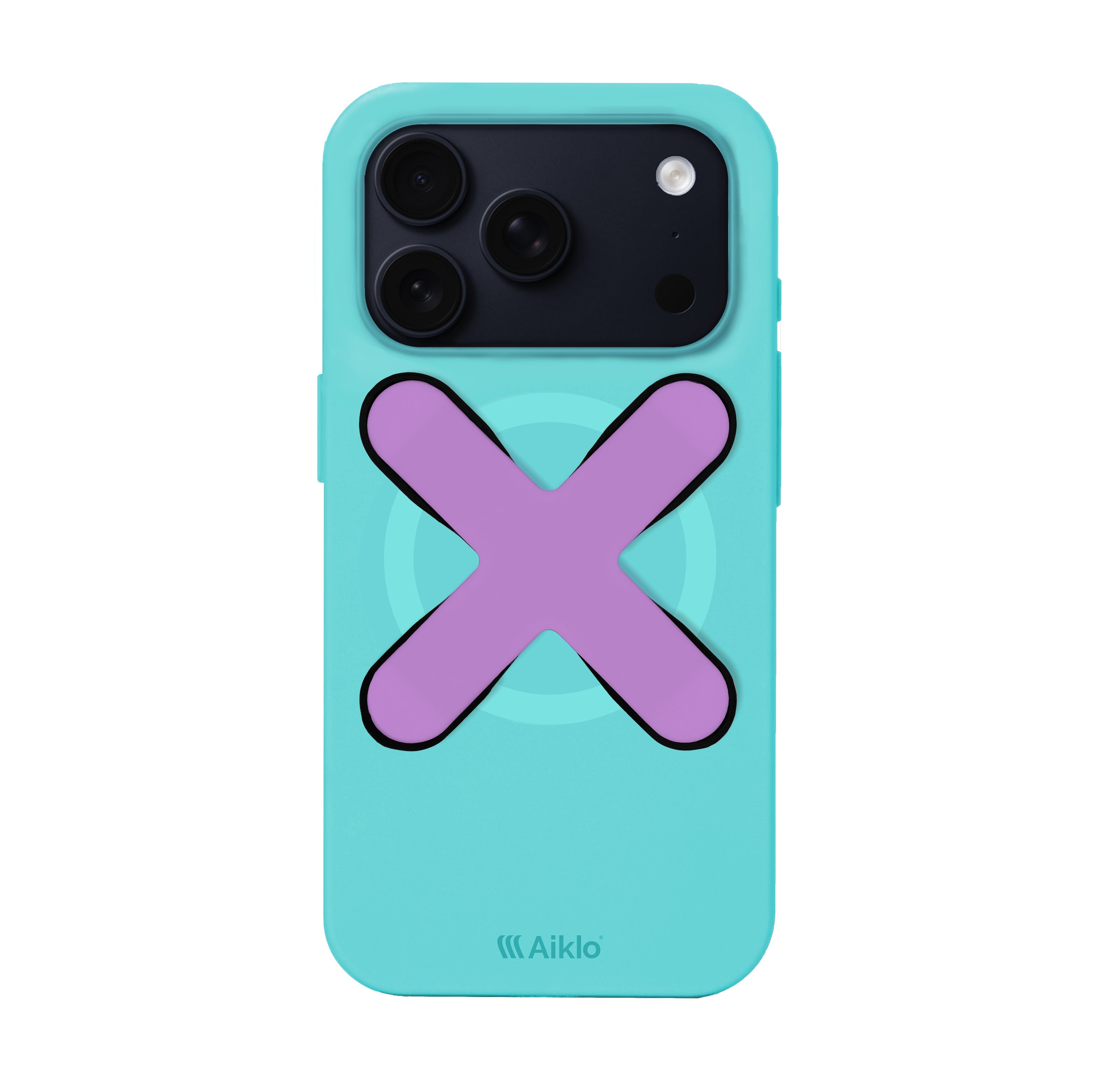 Iphone 17 Pro Aqua Blue + Grip Lilac