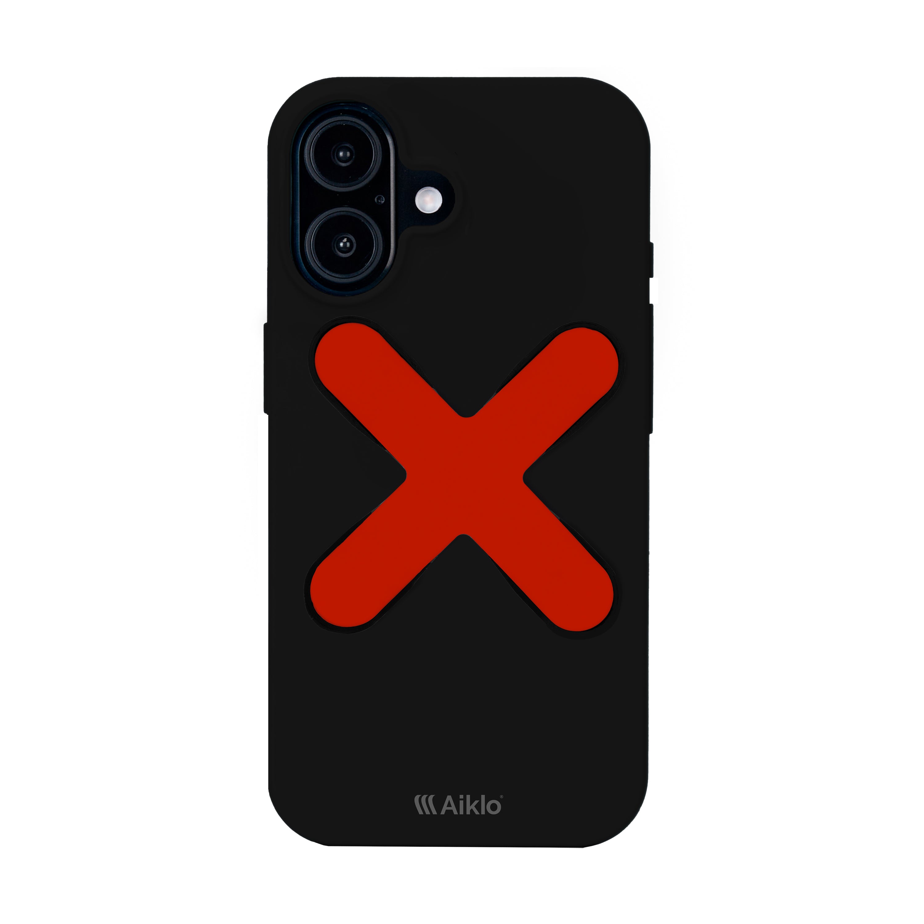 Funda MagSafe Black & Stix Grip Hot Red