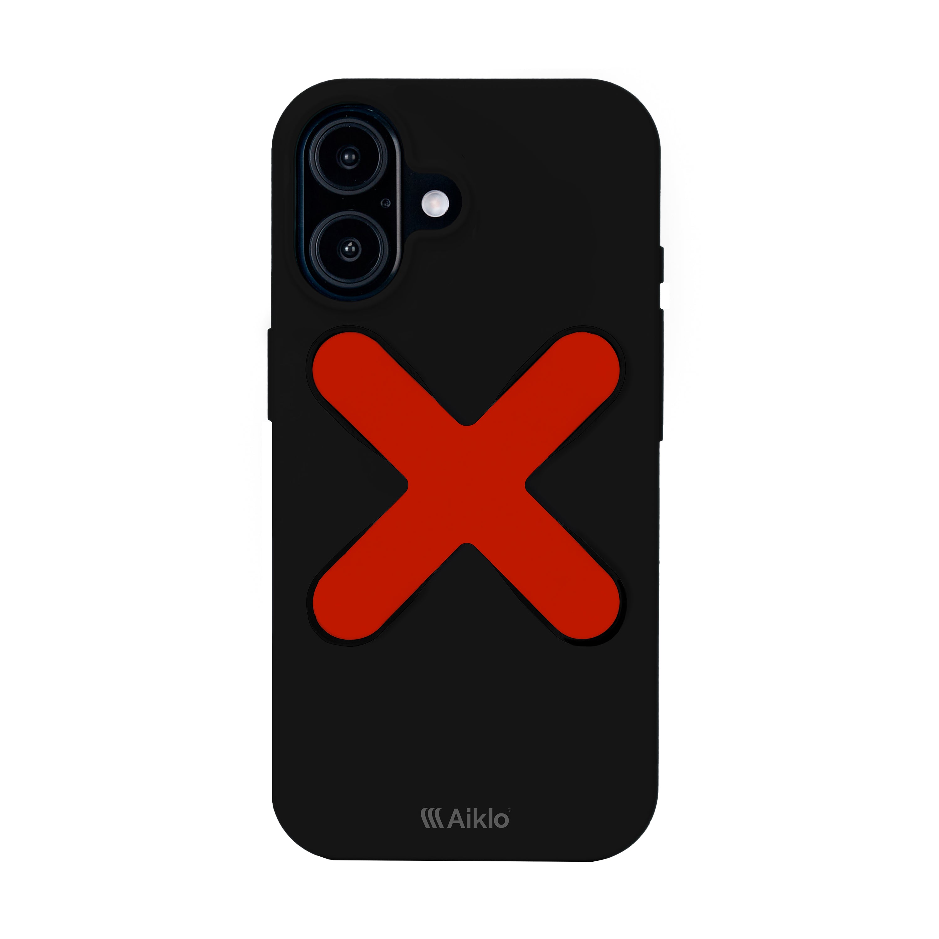 Funda MagSafe Black & Stix Grip Hot Red