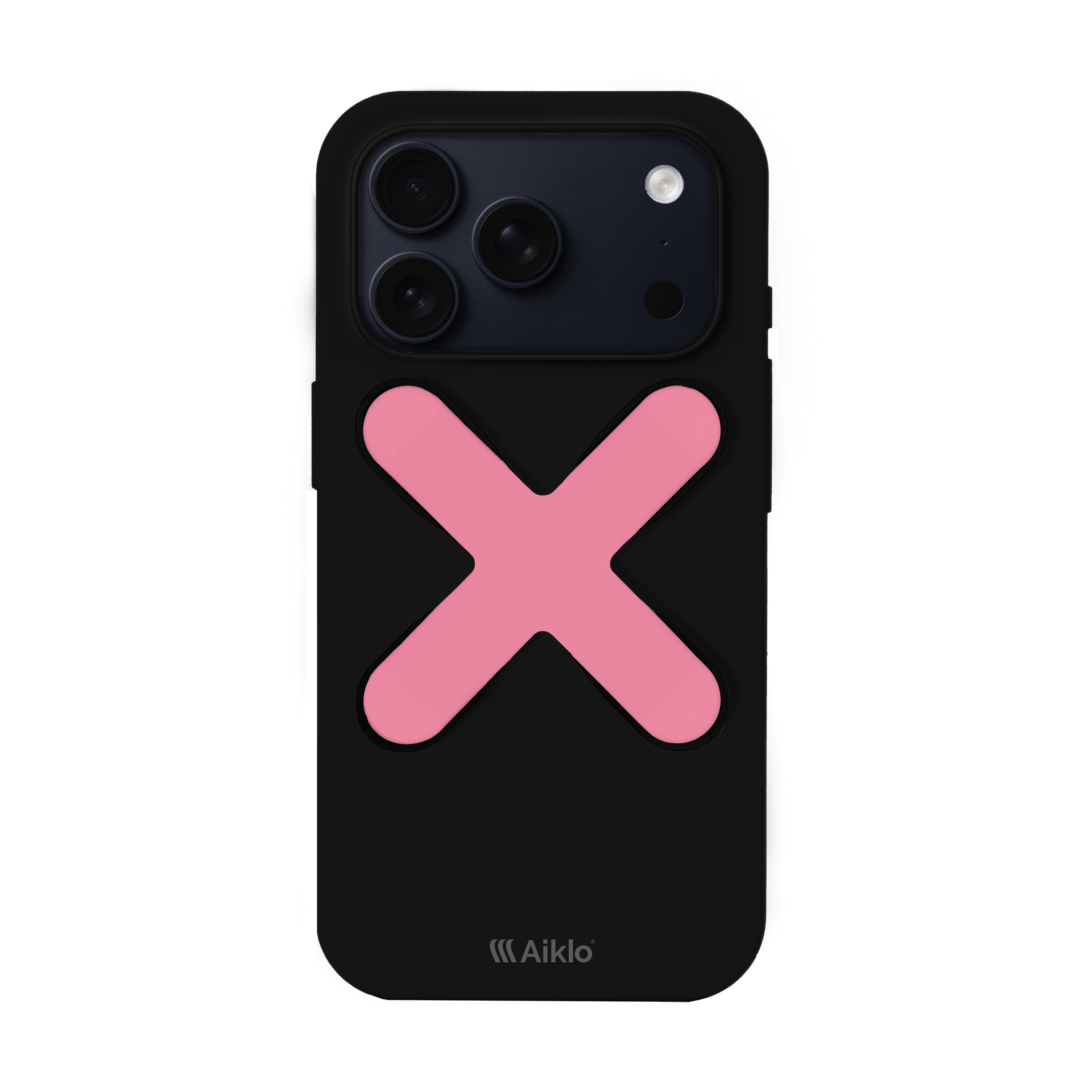 Iphone 17 Pro Black + Grip Coral Pink