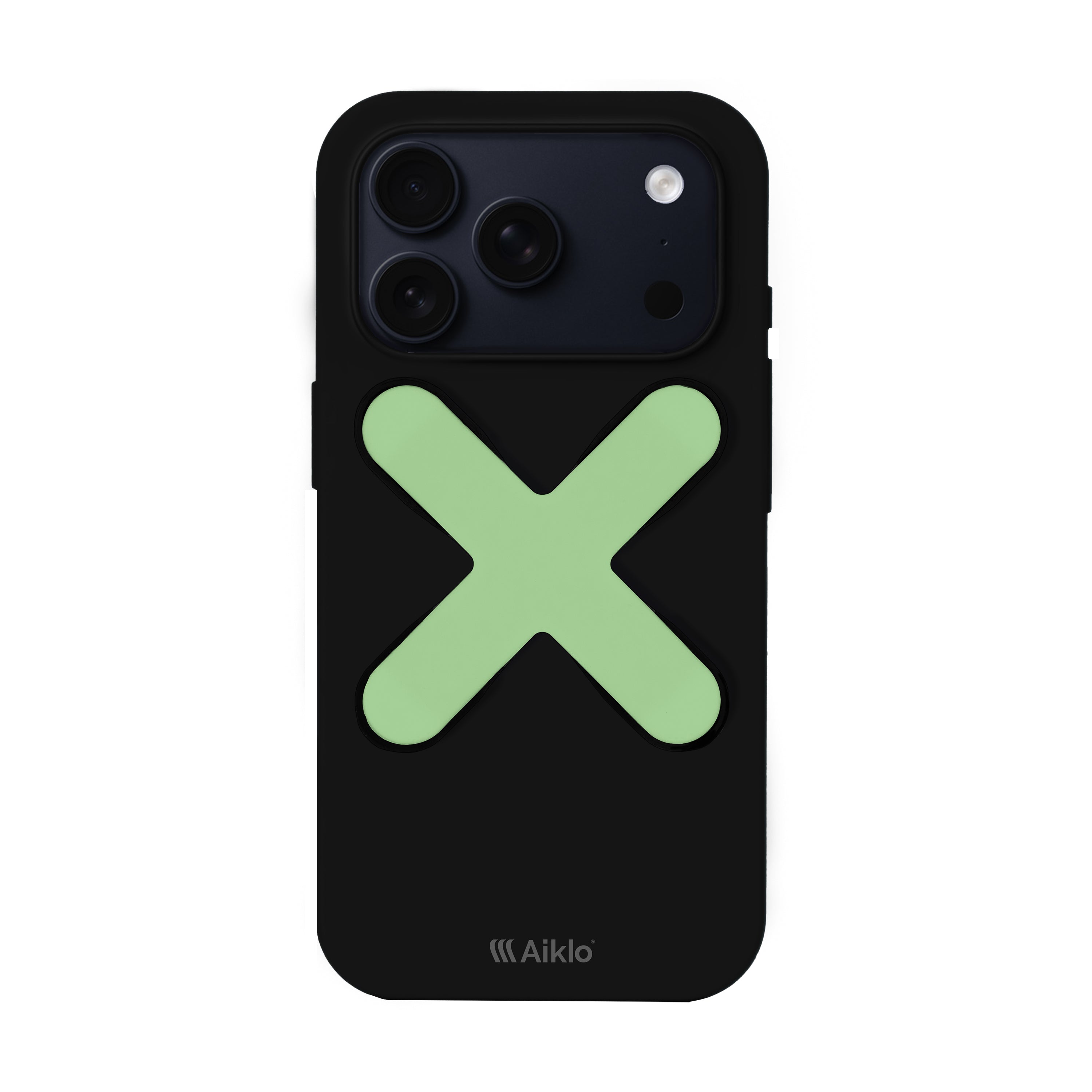 Iphone 17 Pro Black + Grip Mint