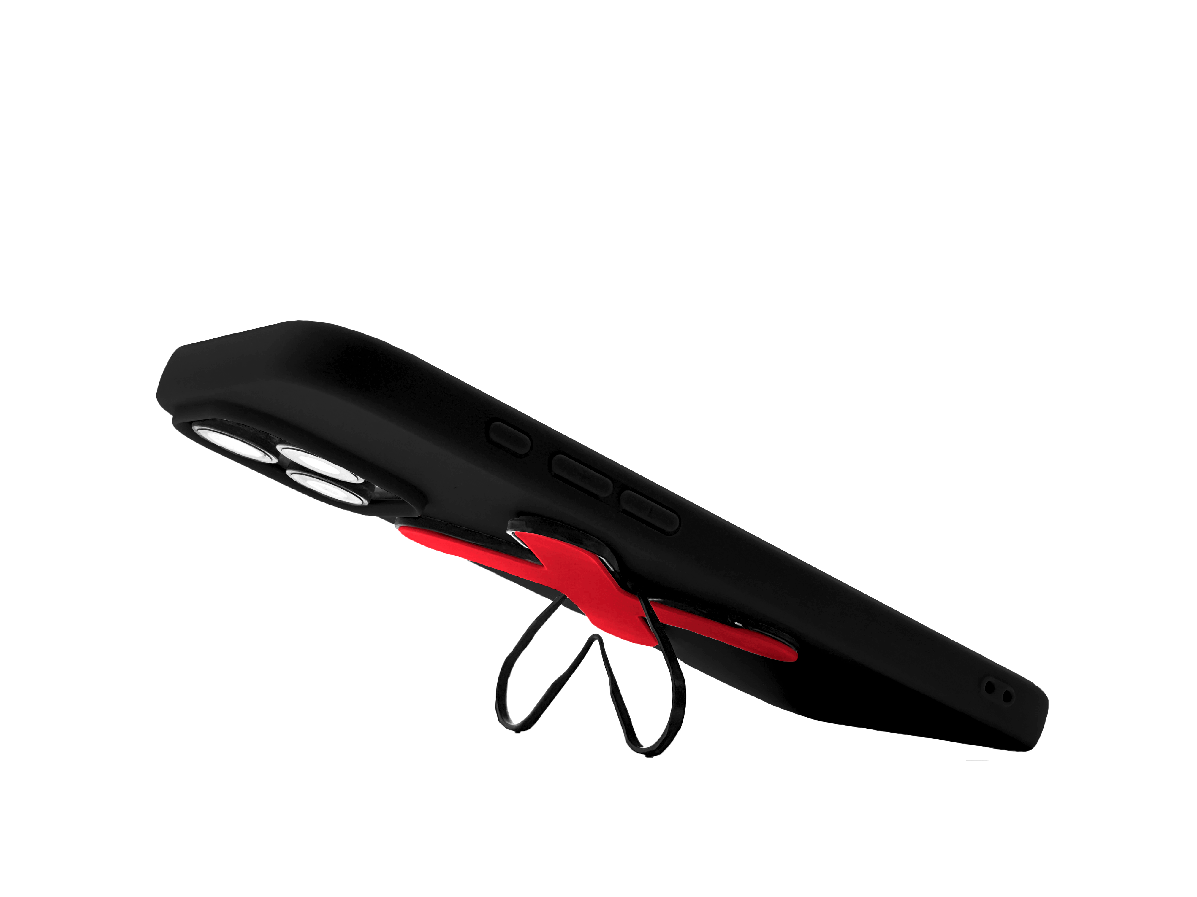 Funda MagSafe Black & Stix Grip Hot Red