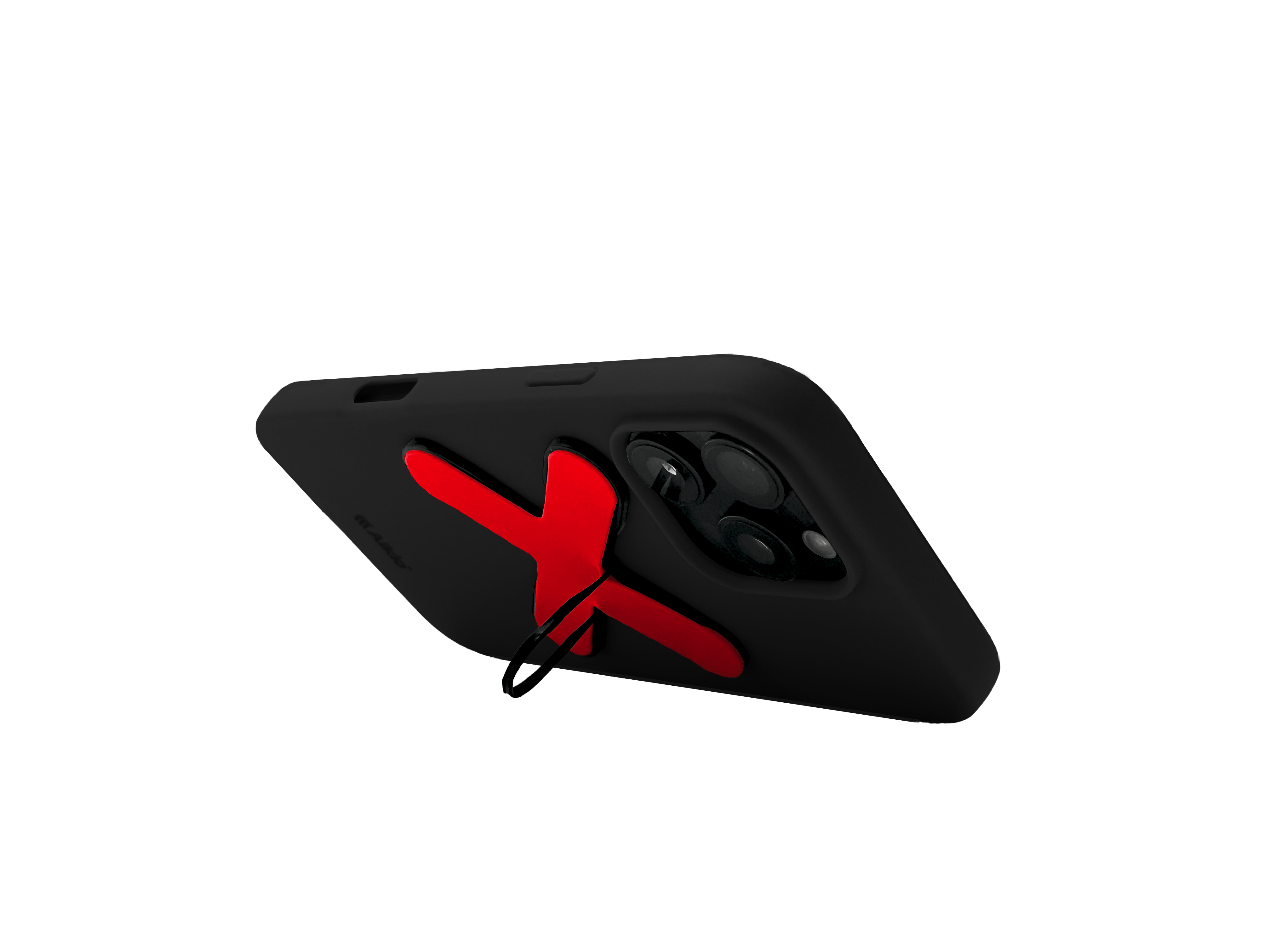 Funda MagSafe Black & Stix Grip Hot Red