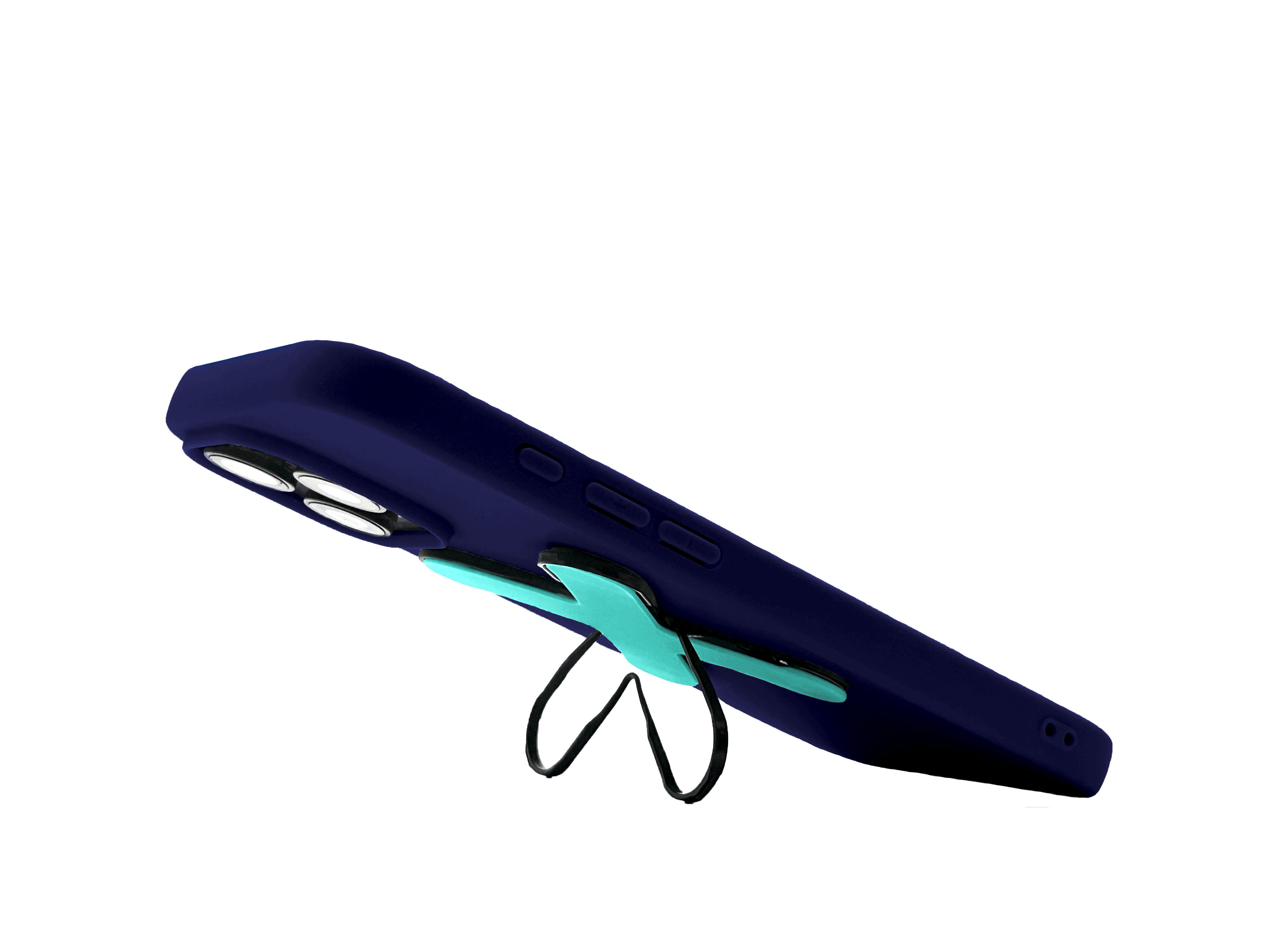 Funda MagSafe Cyber Grape & Stix Grip Aqua Blue