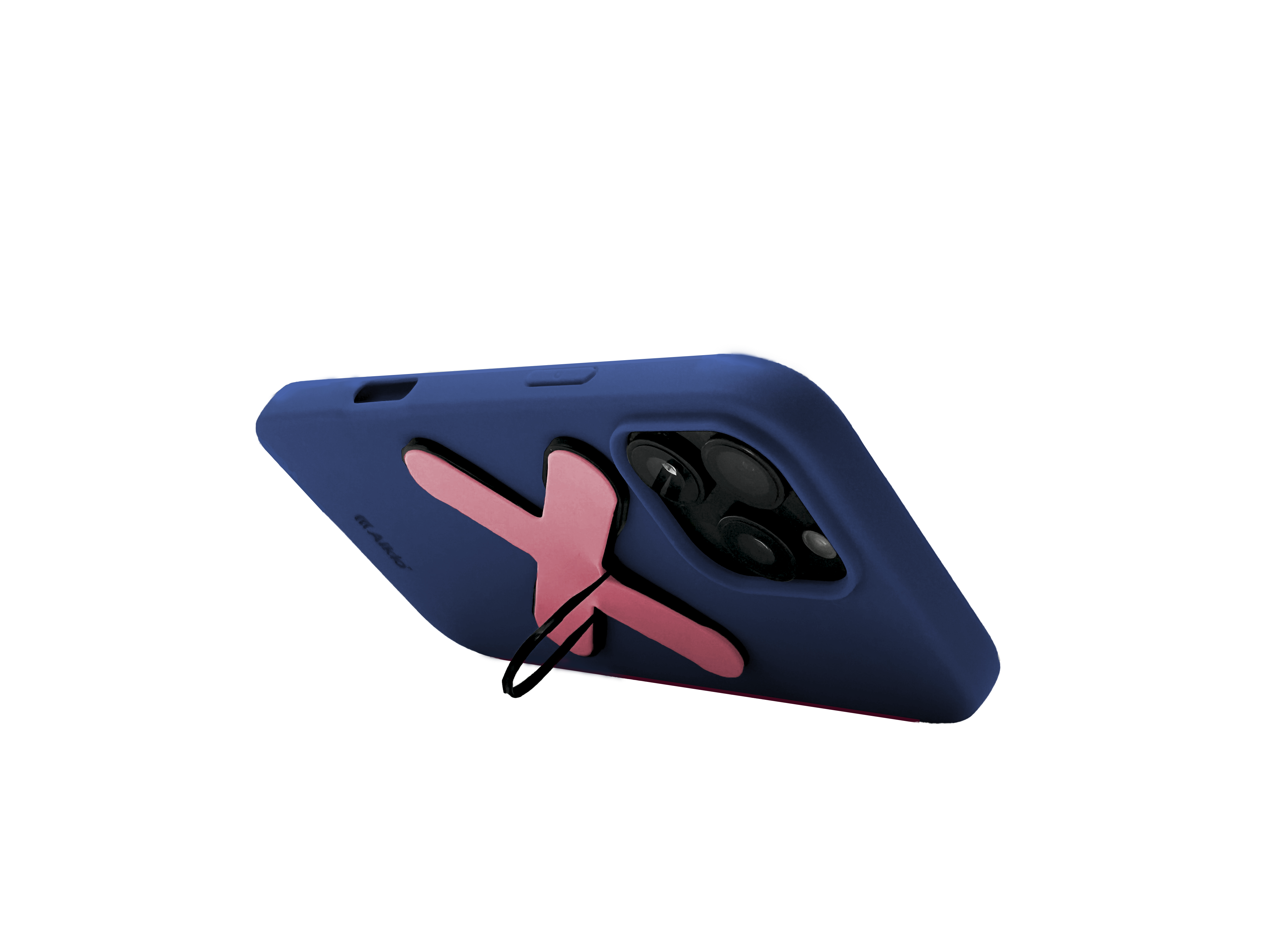 Funda Blue & Grip Coral Pink