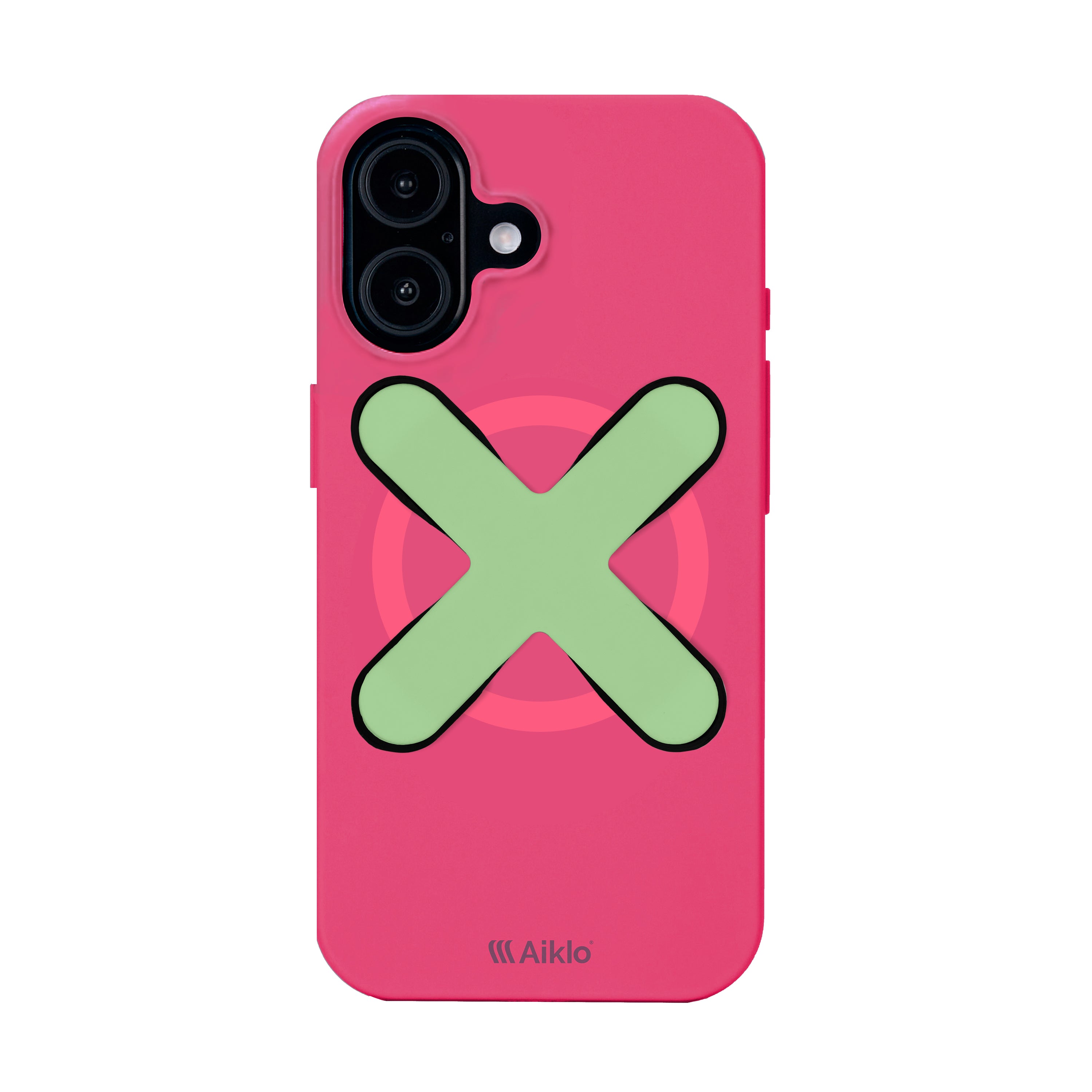 Iphone 17 Juicy Pink + Grip Mint