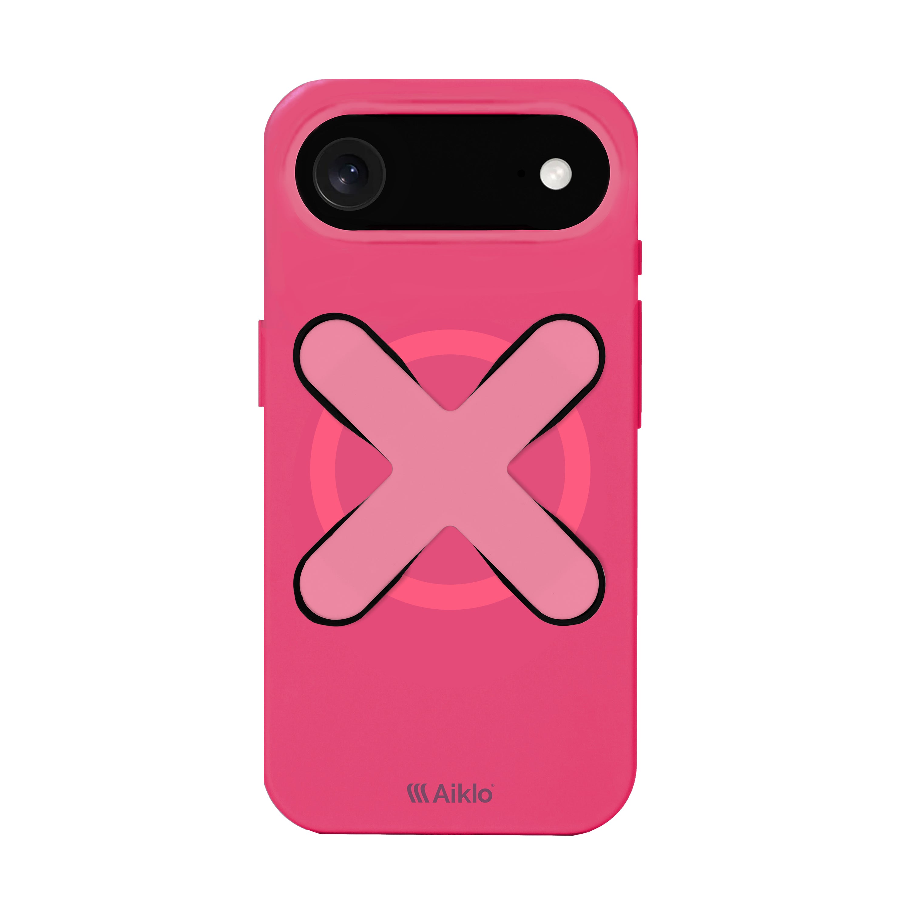 MagSafe Juicy Pink & Stix Grip Coral Pink Case