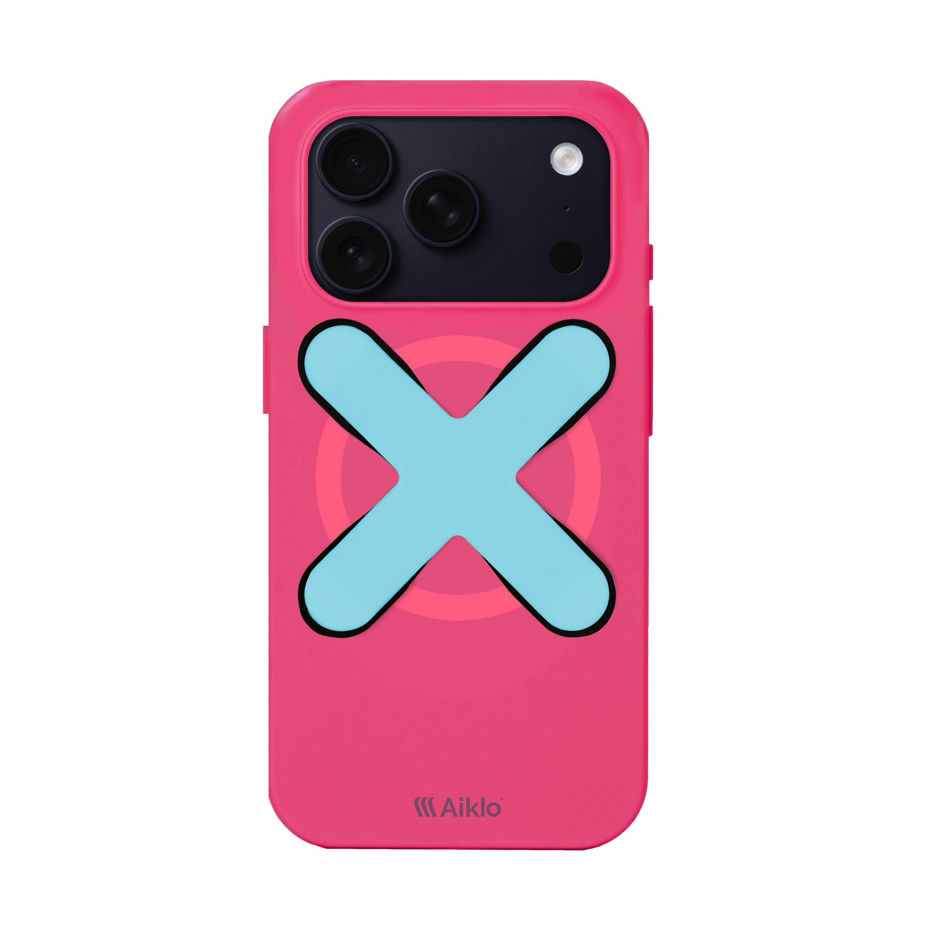 Iphone 17 Pro Juicy Pink + Grip Aqua Blue