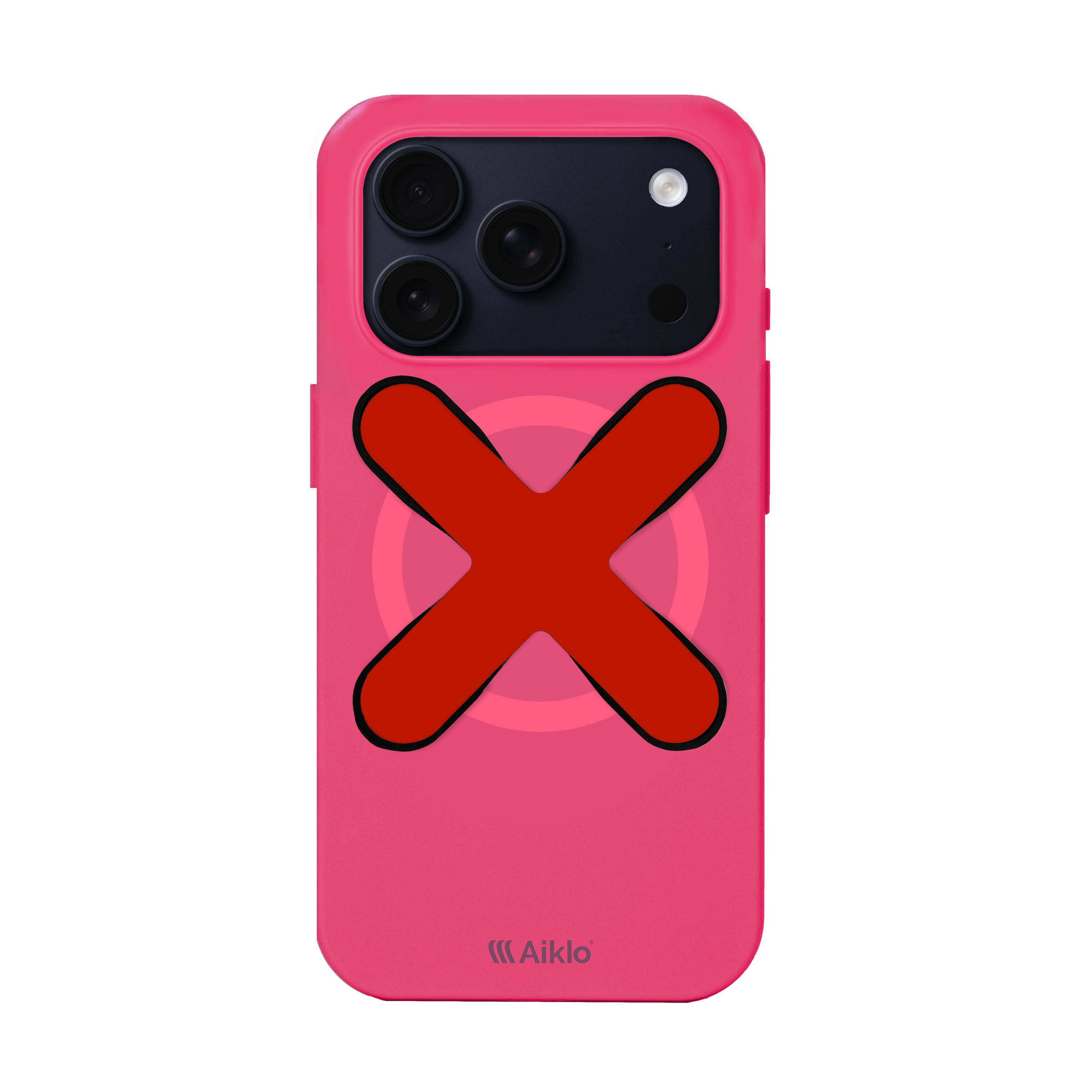 Iphone 17 Pro Juicy Pink + Grip Hot Red