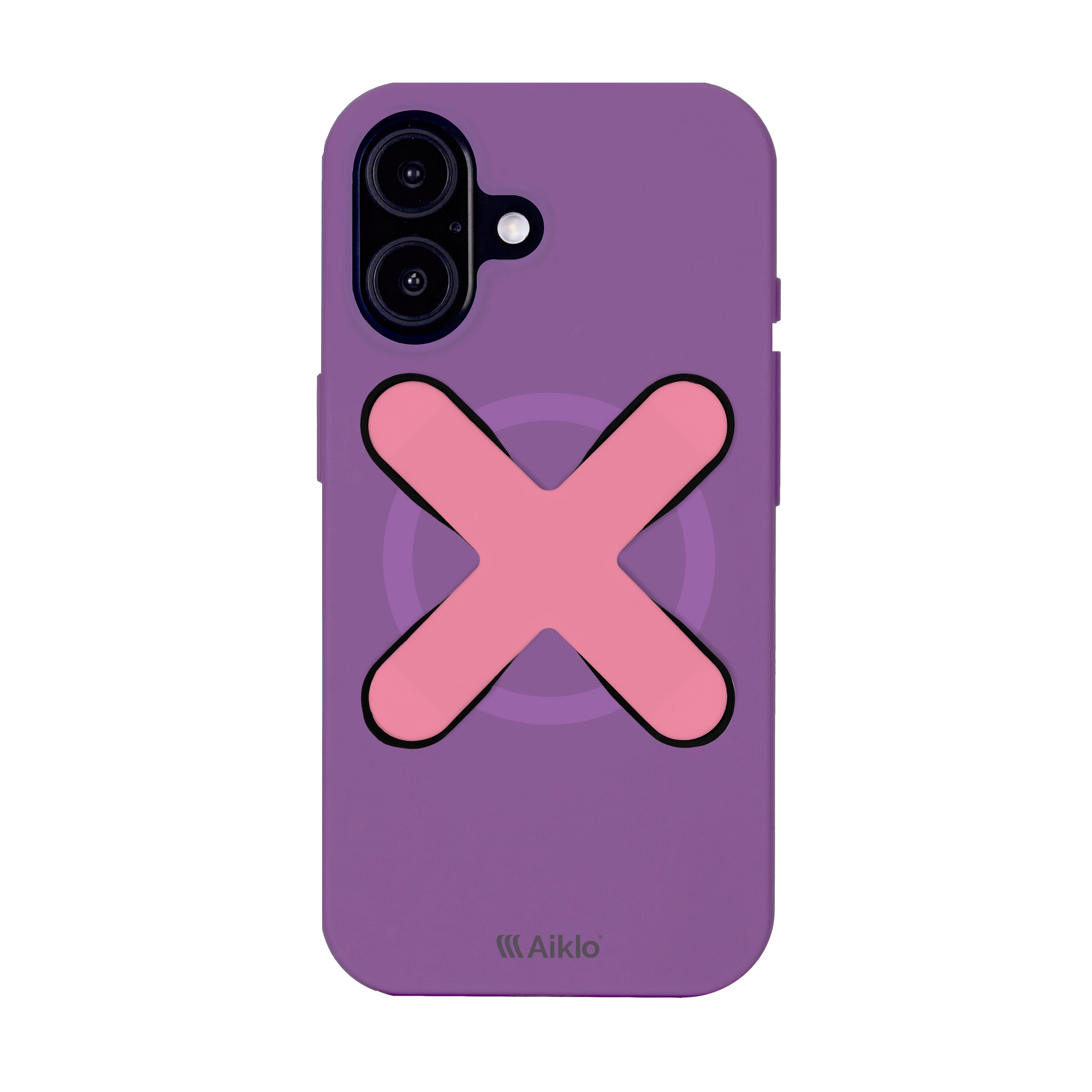 Iphone 17 Lilac + Grip Coral Pink
