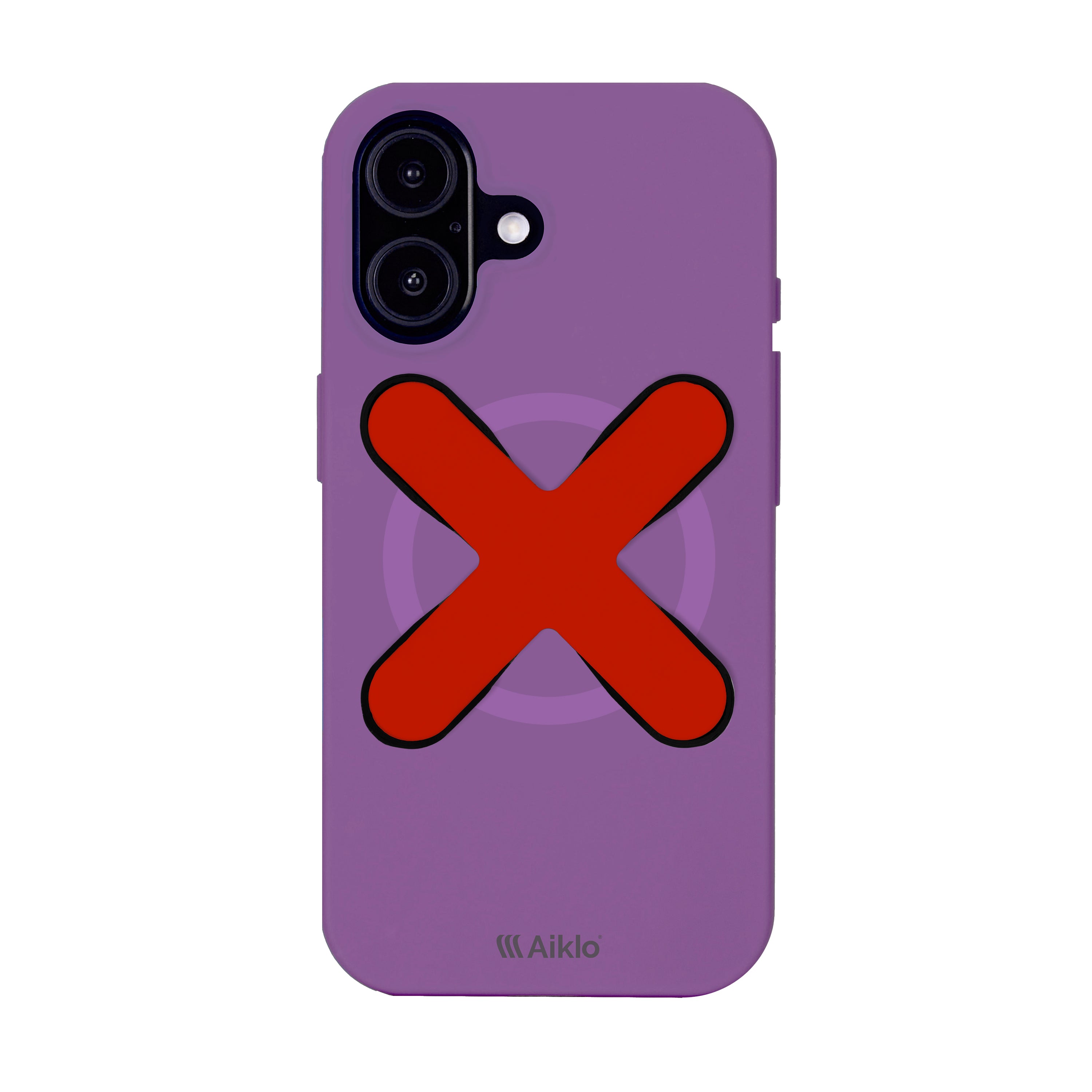 Iphone 17 Lilac + Grip Hot Red