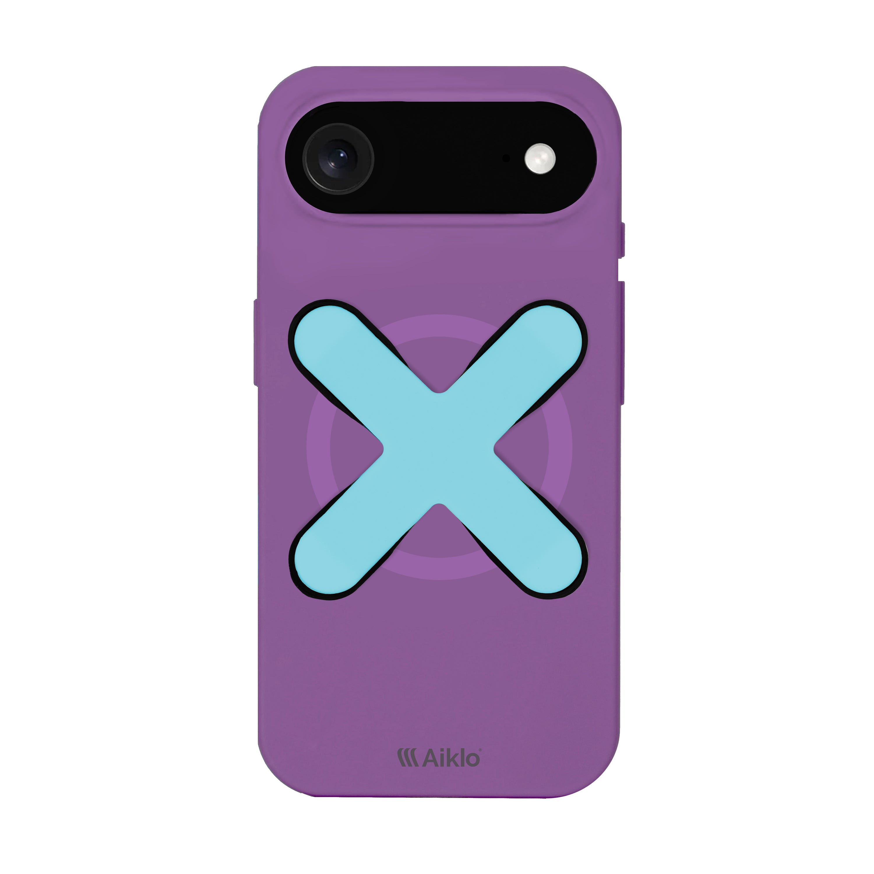 Iphone 17 Air Lilac + Grip Aqua Blue
