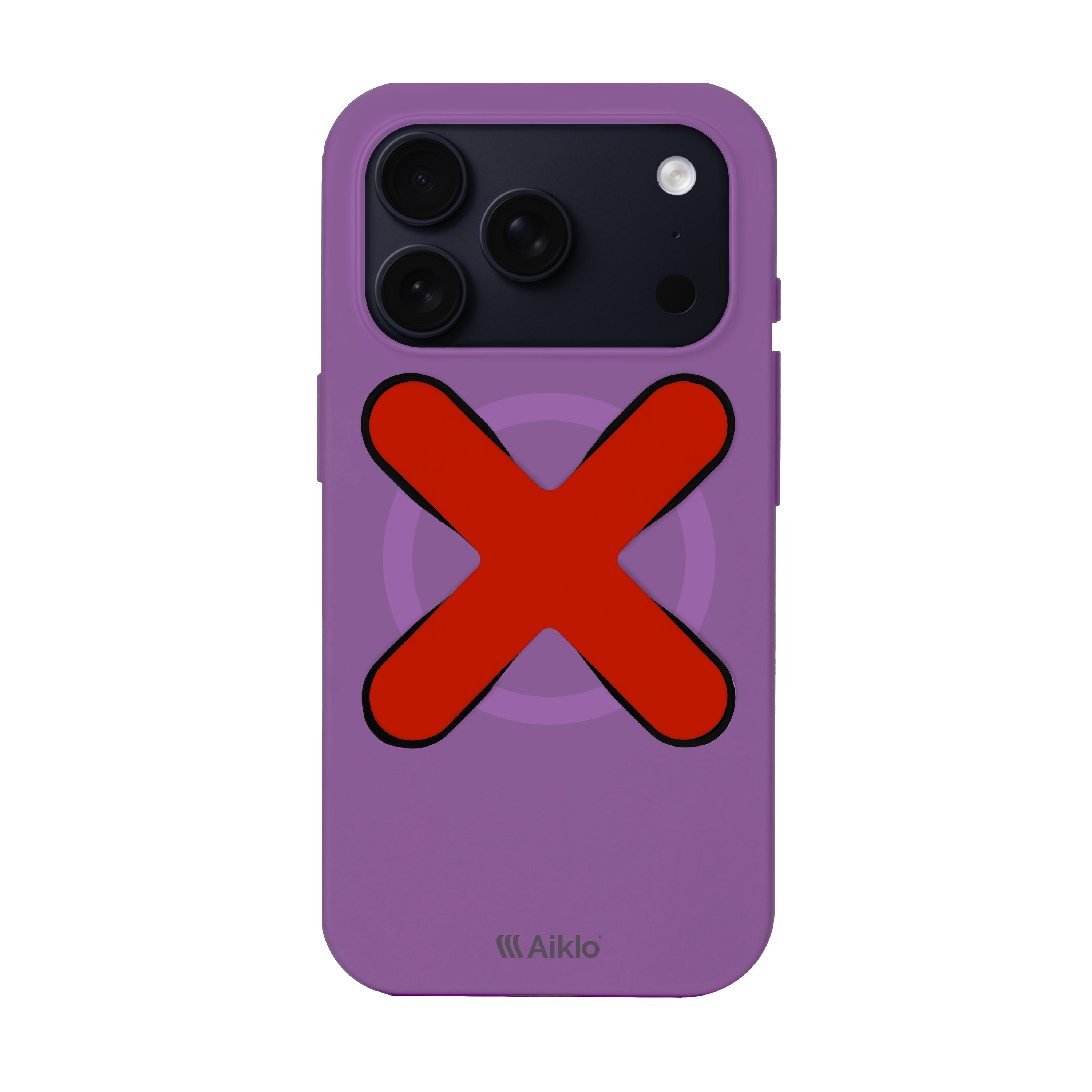 Iphone 17 Pro Lilac + Grip Hot Red