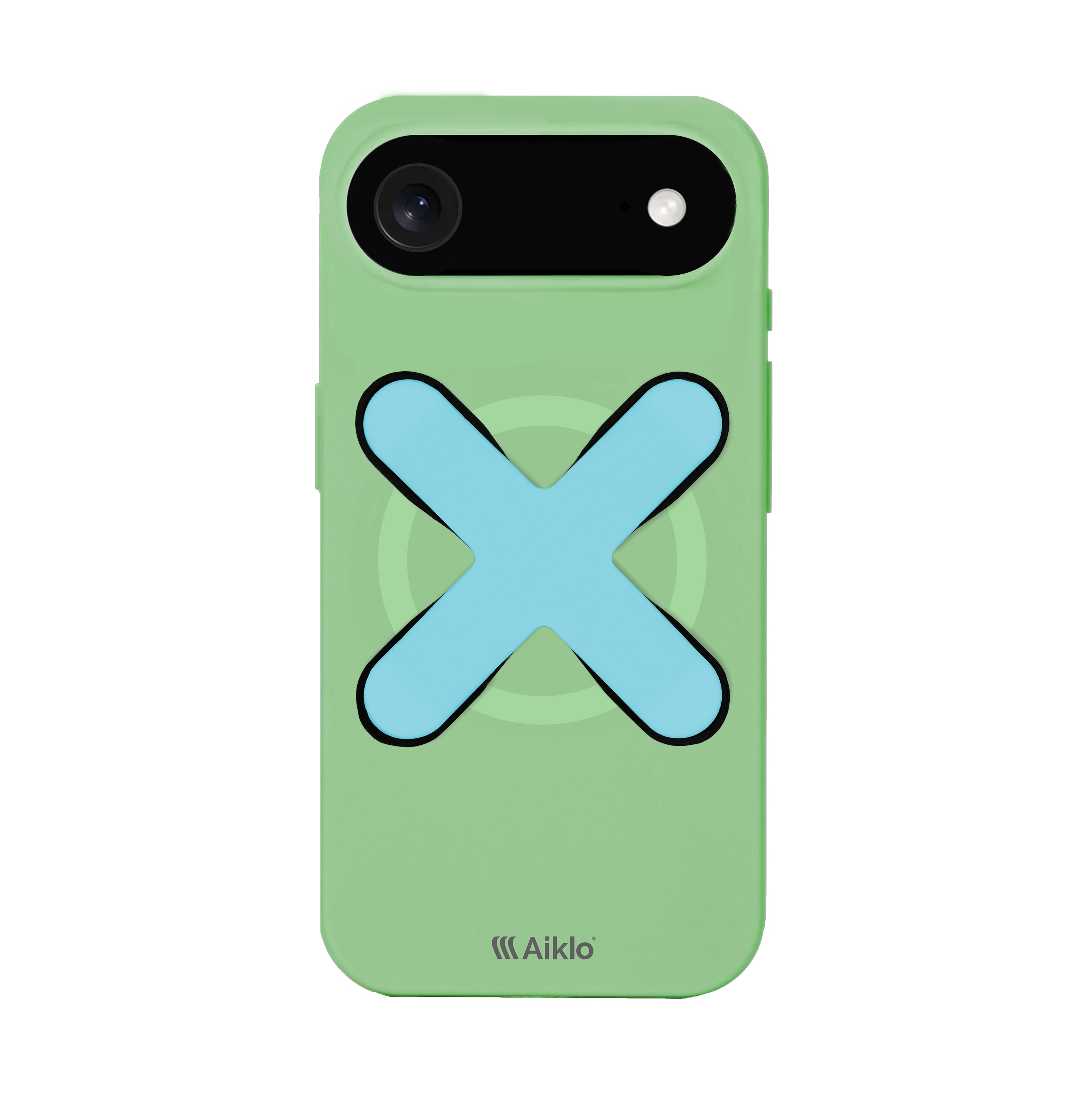 Iphone 17 Air Mint + Grip Aqua Blue