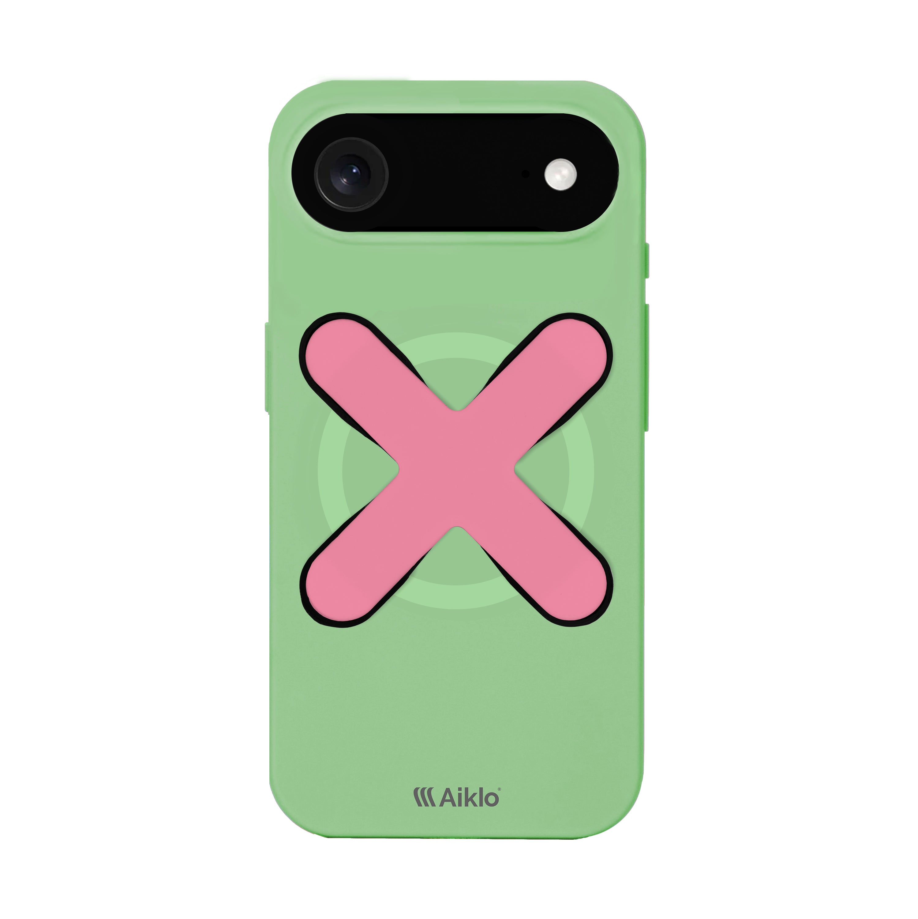 Iphone 17 Air Mint + Grip Coral Pink