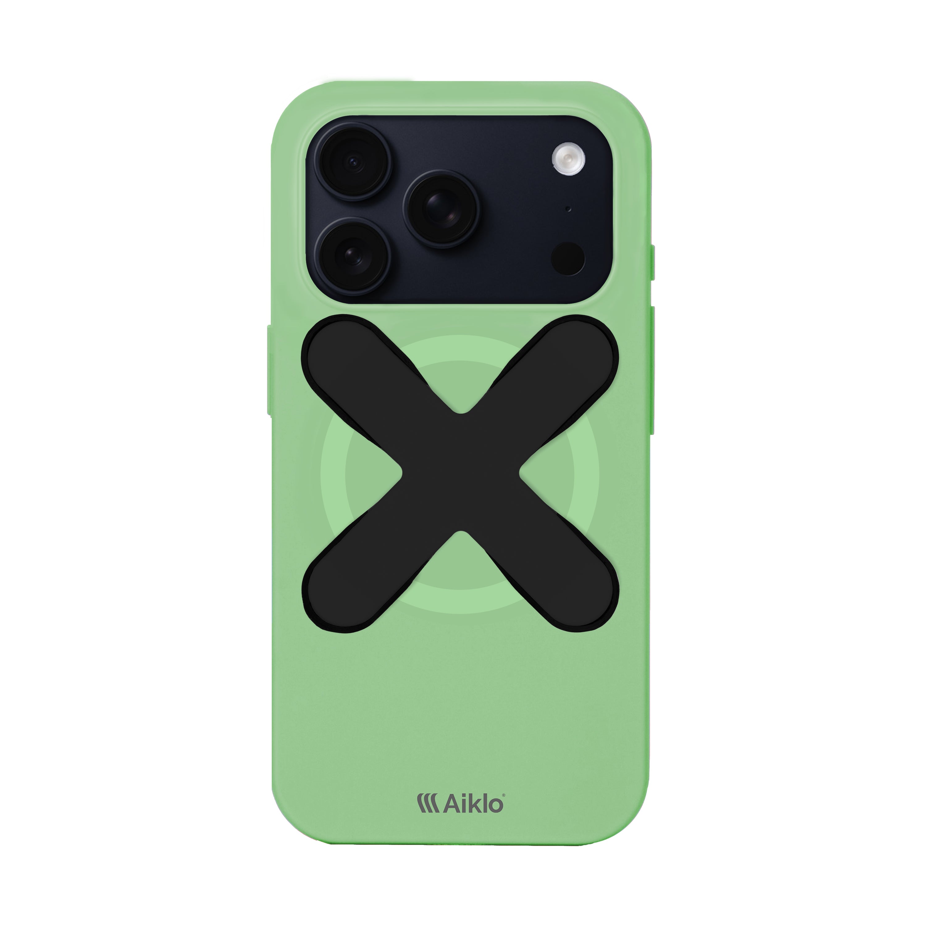 Iphone 17 Pro Mint + Grip Black