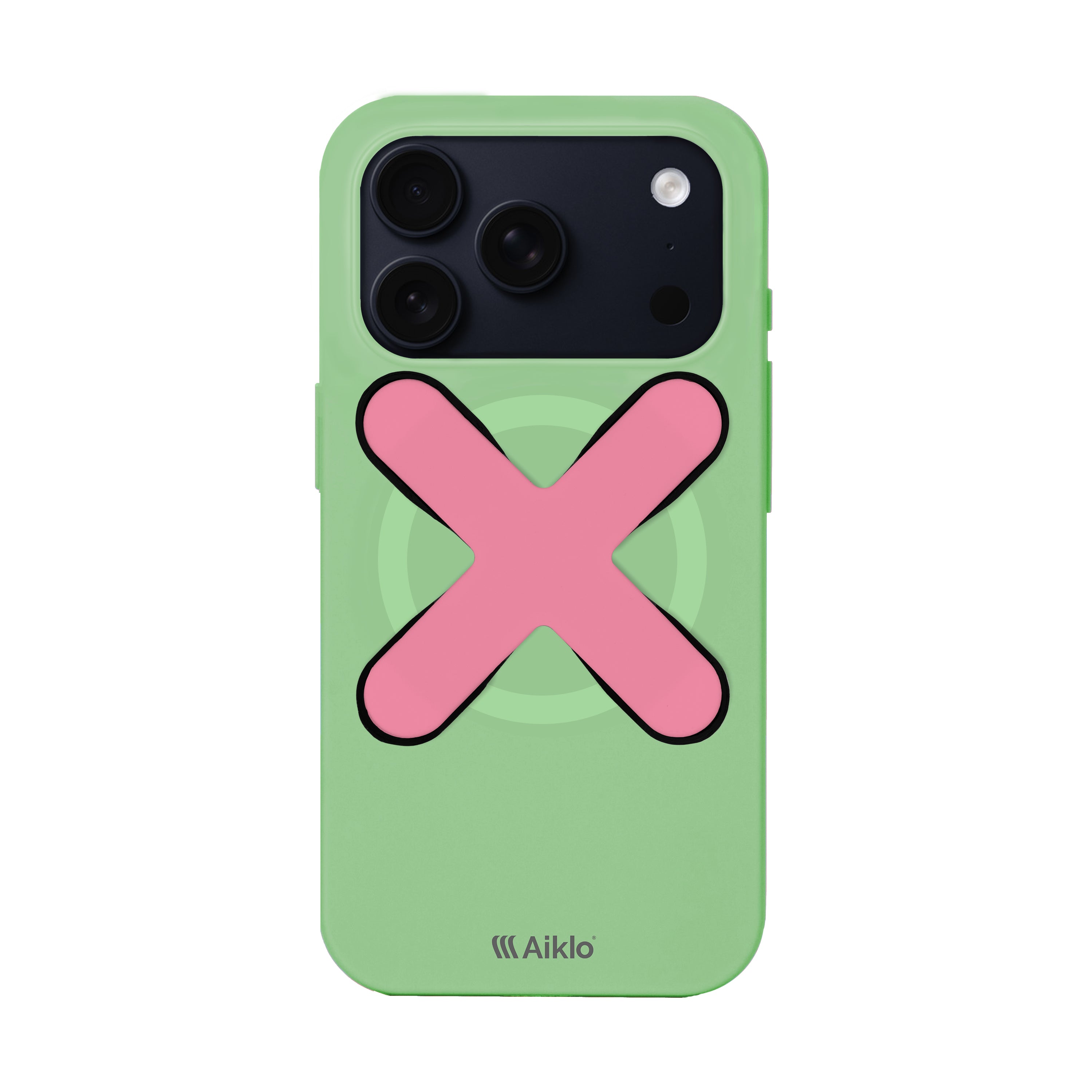 Iphone 17 Pro Mint + Grip Coral Pink