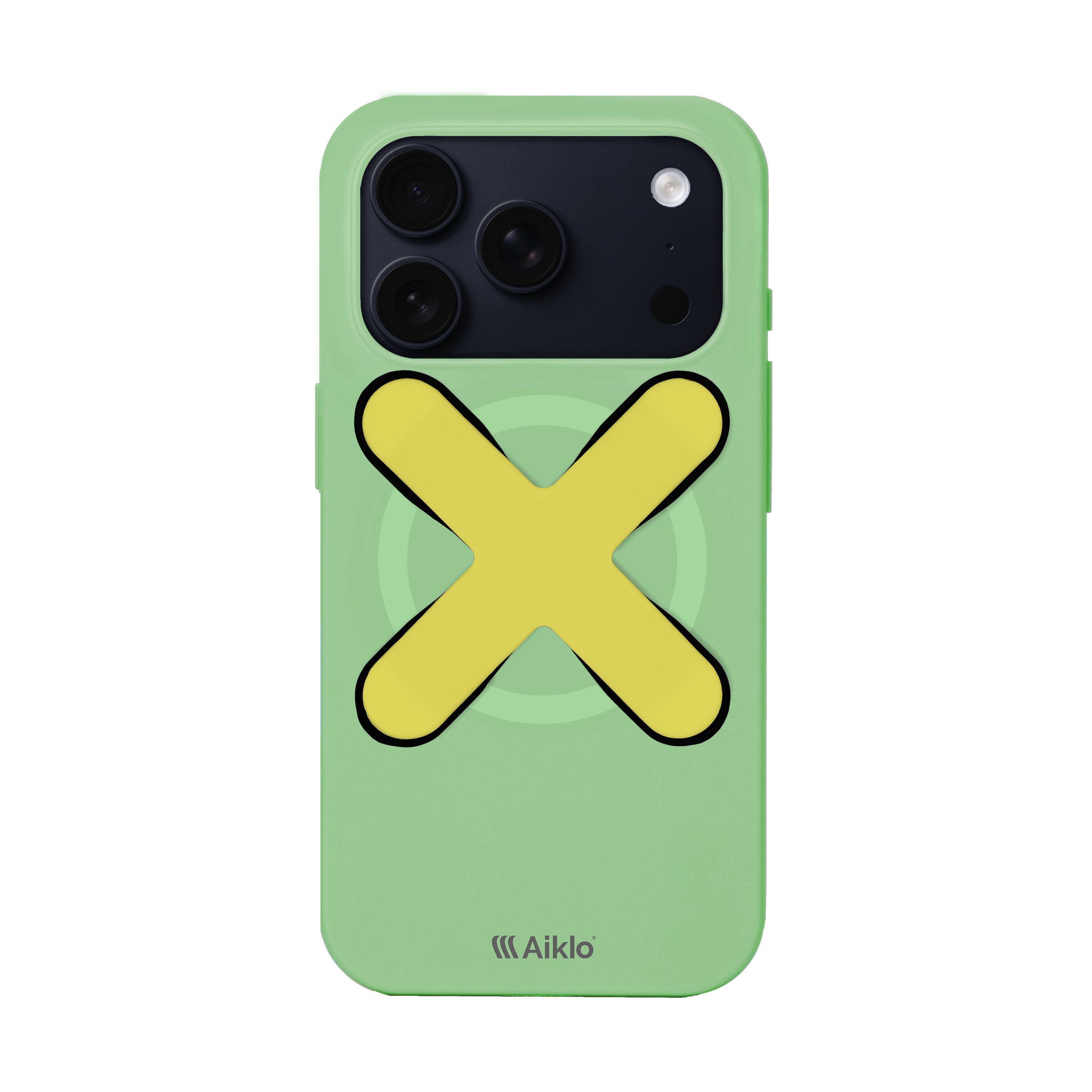 Iphone 17 Pro Mint + Grip Lemon