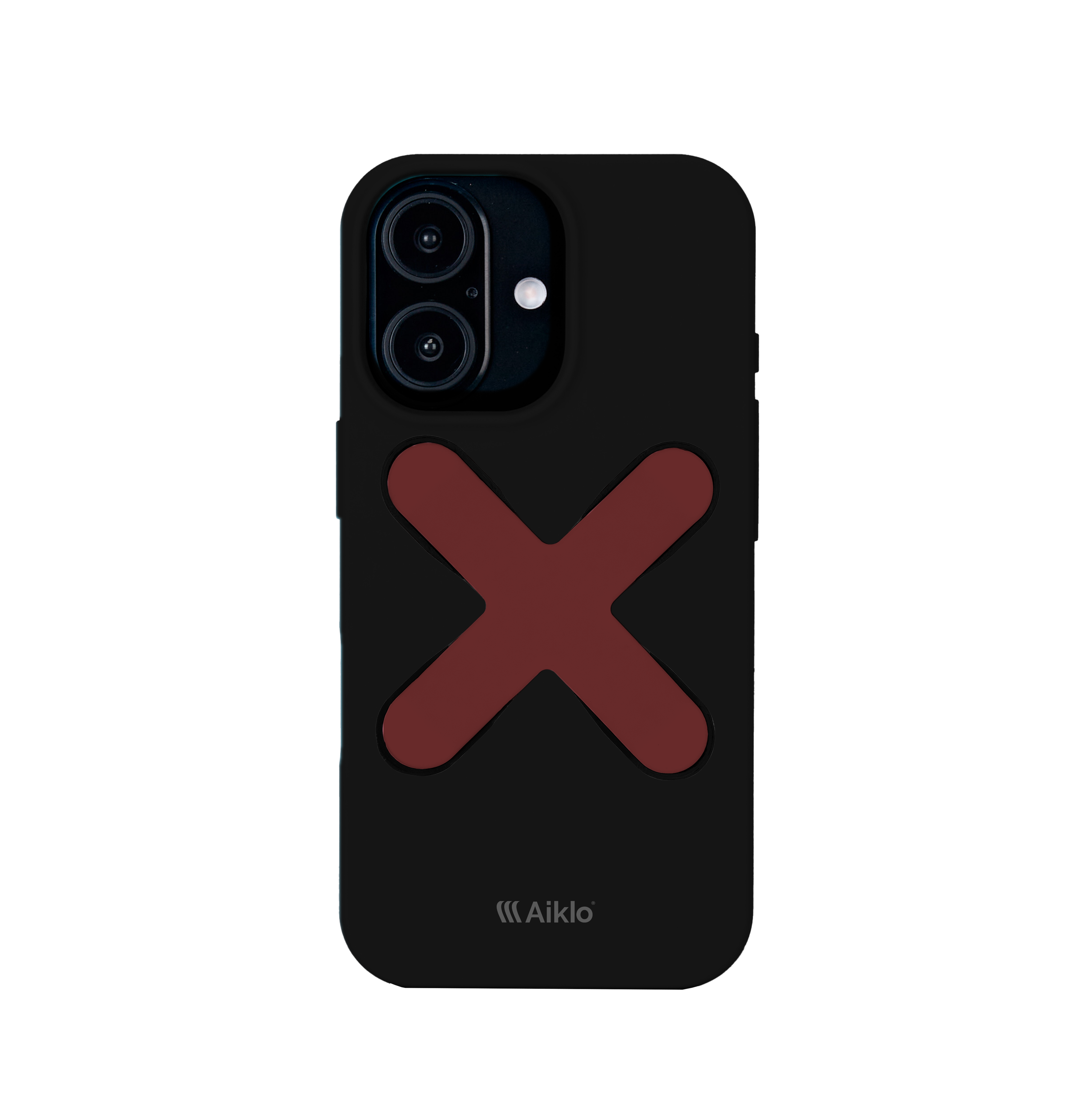 Funda Negra & Grip Granate