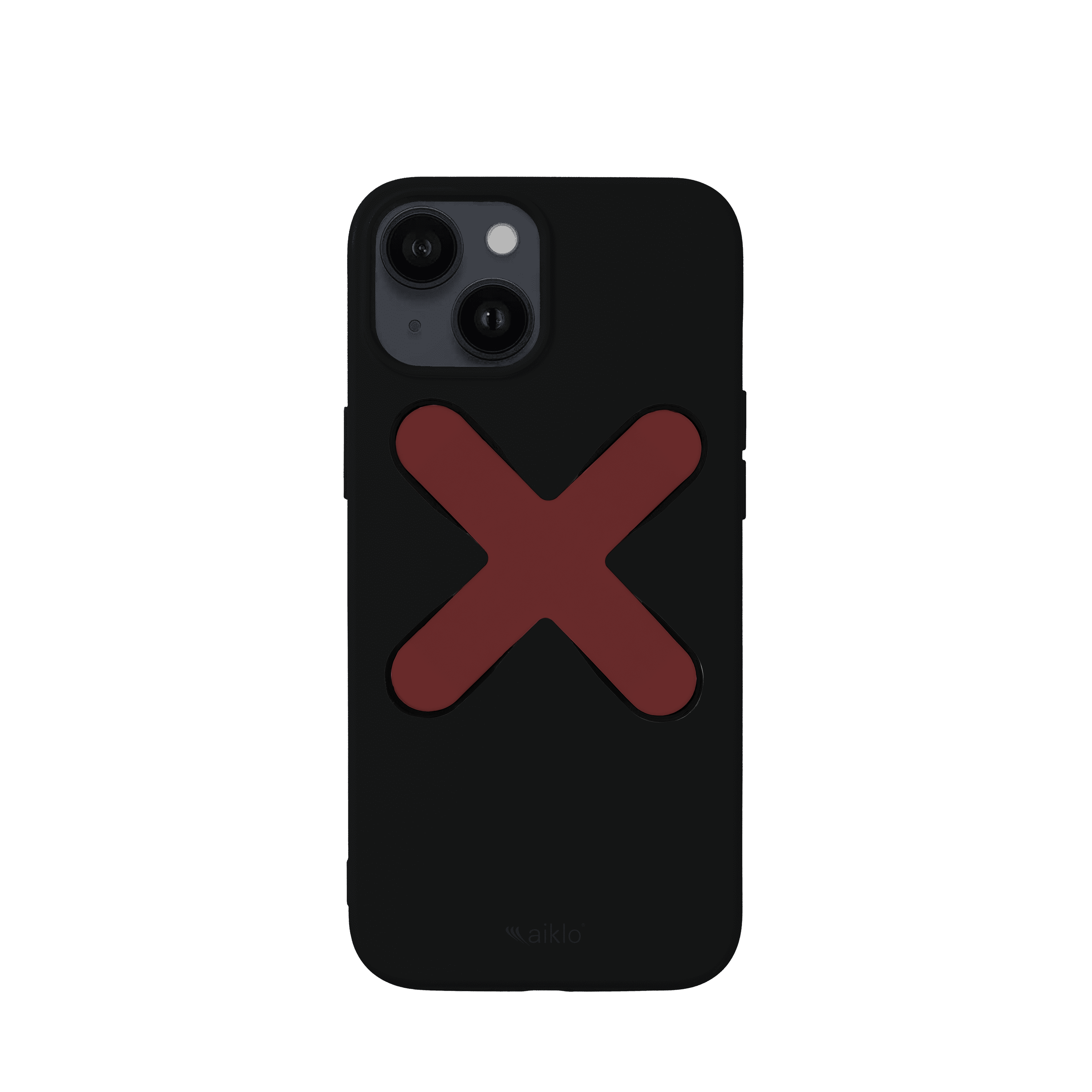 Funda Negra & Grip Granate