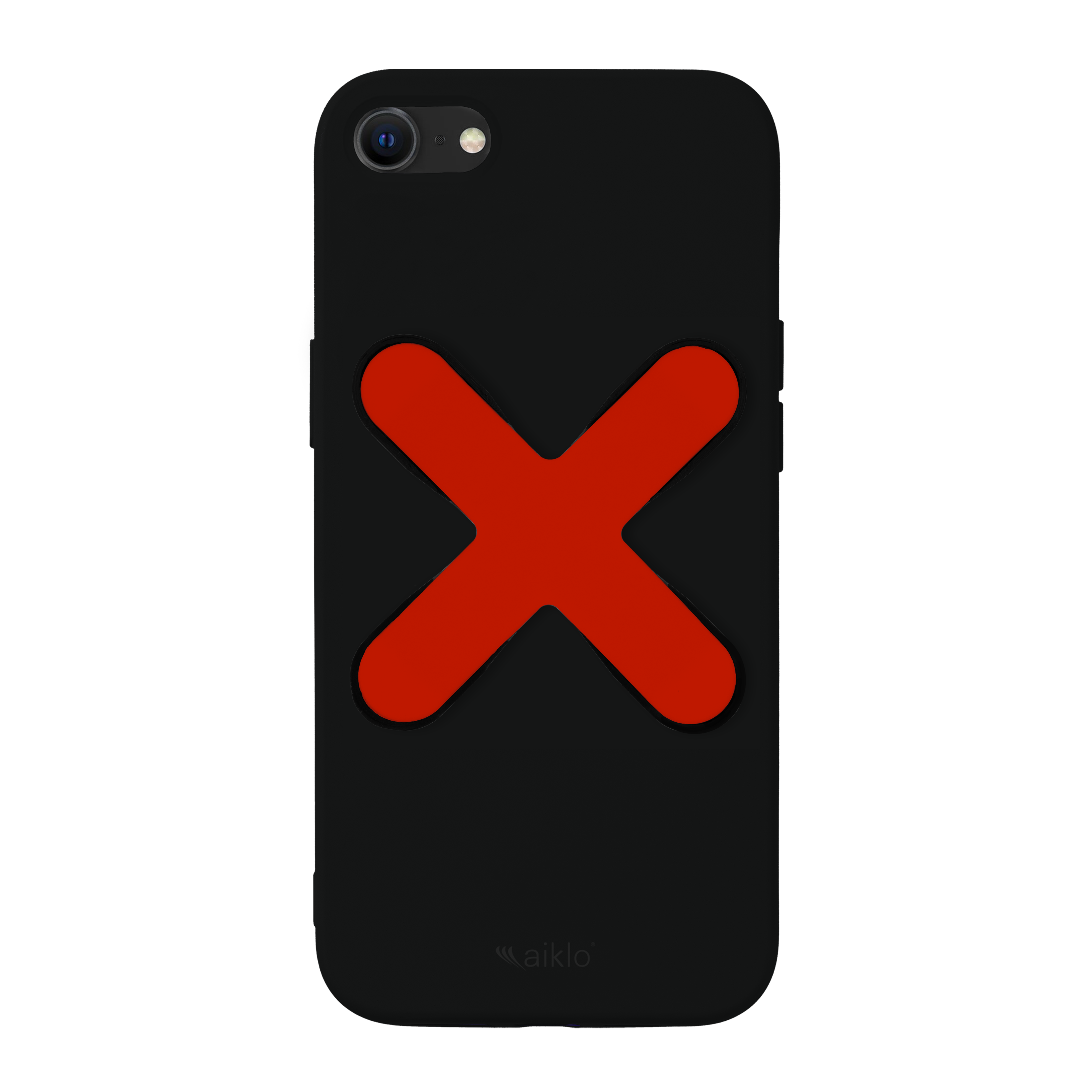 Funda Black & Grip Hot Red