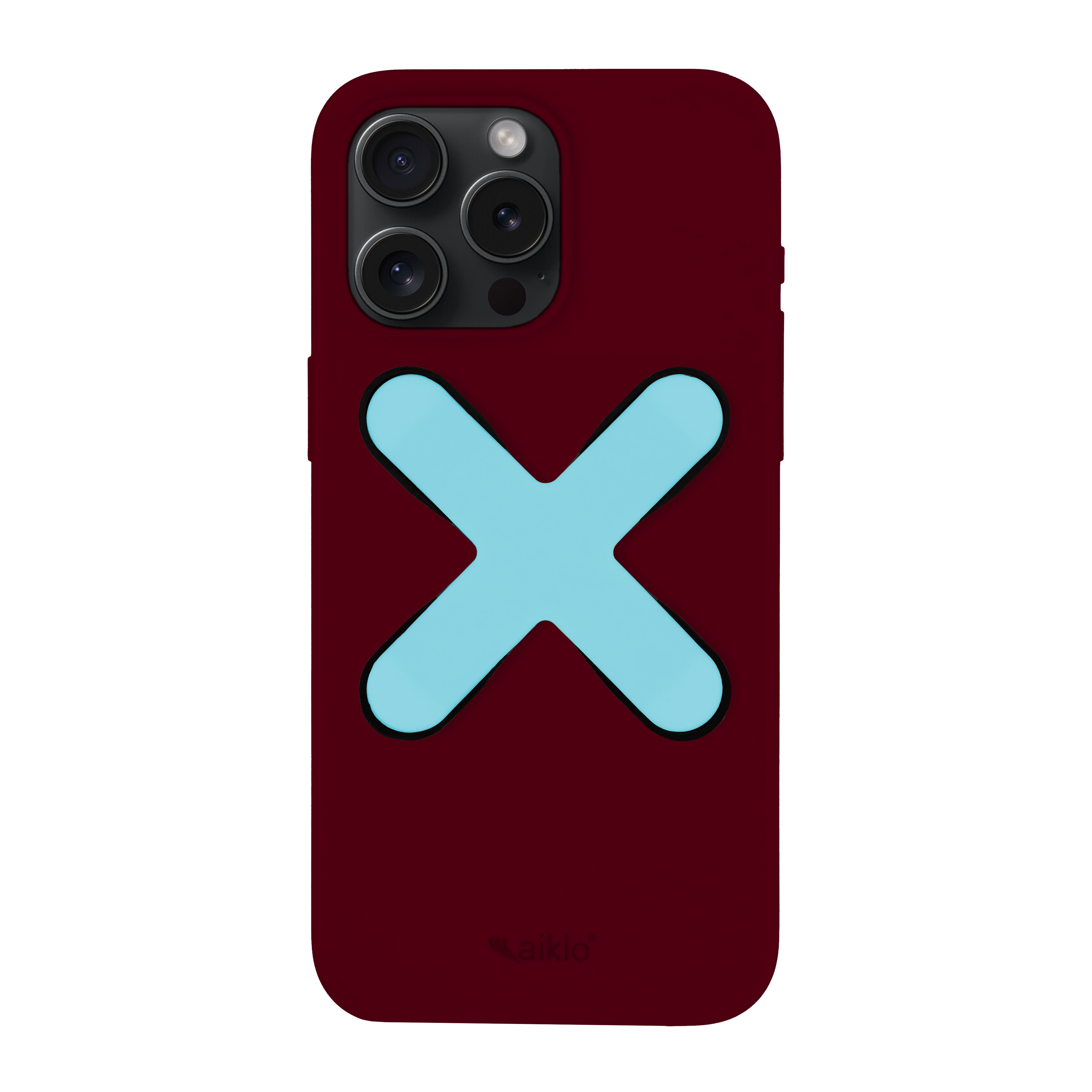 Garnet-Red / Aqua Blue