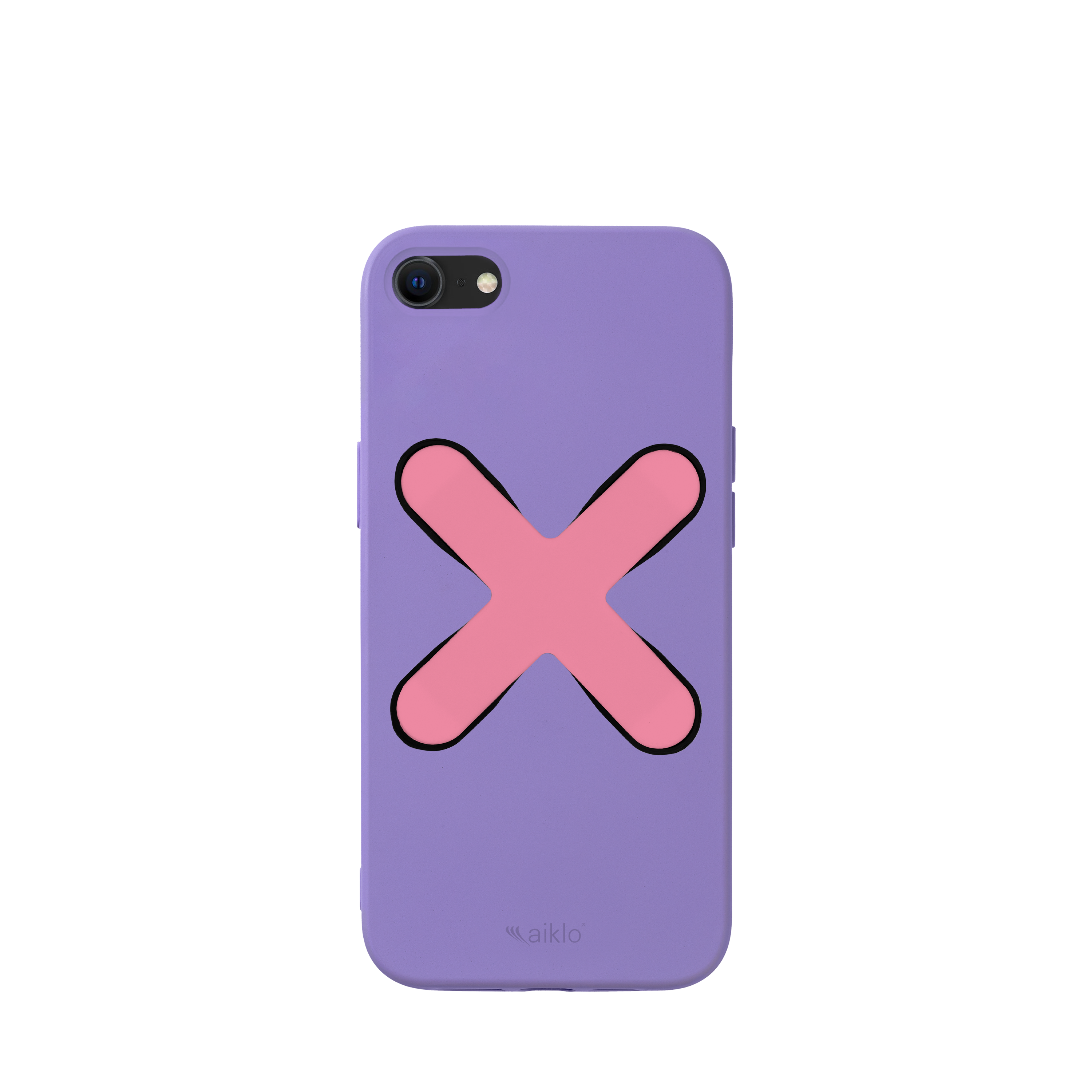 Funda Lilac & Grip Coral Pink