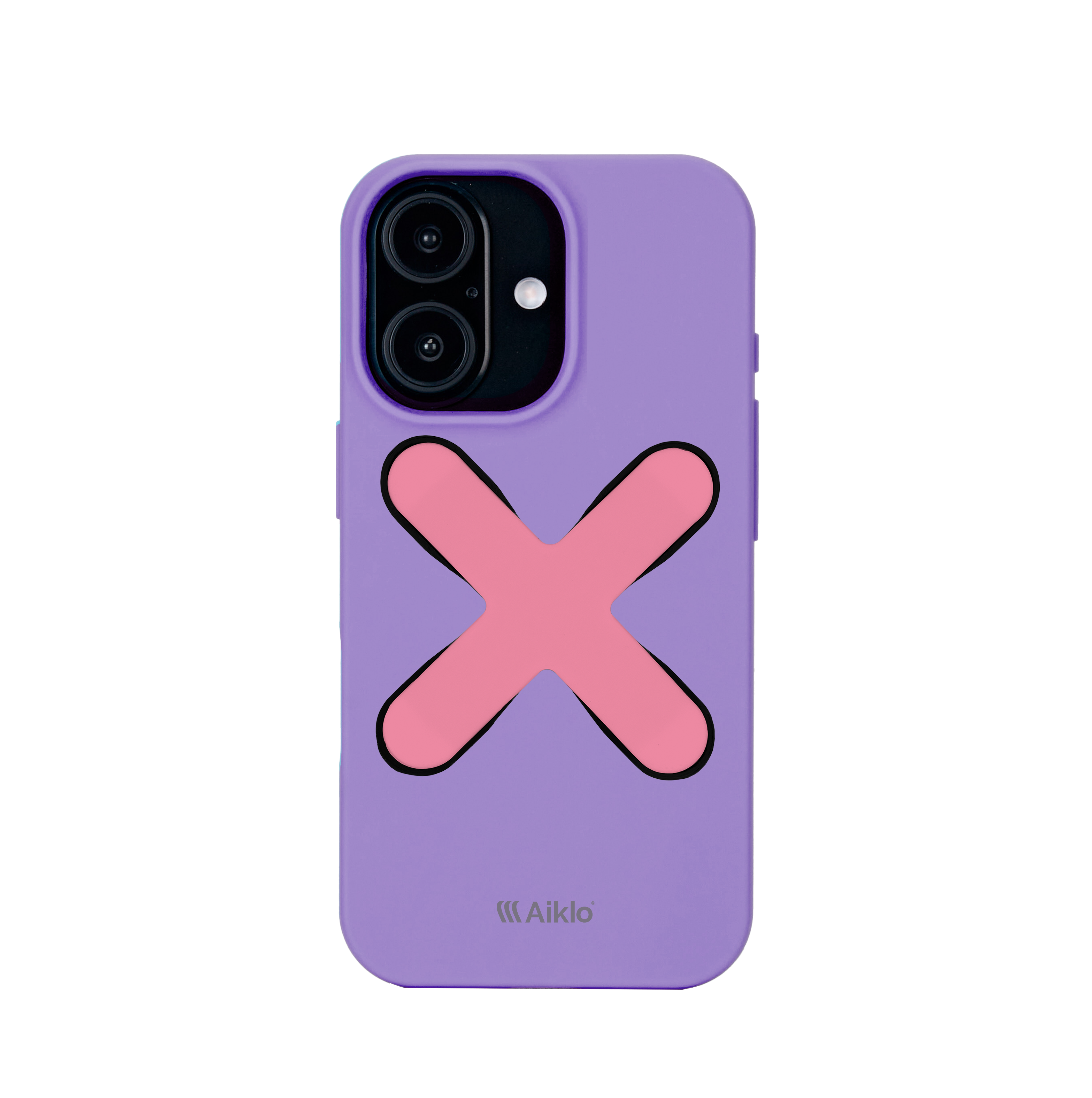 Funda Lilac & Grip Coral Pink