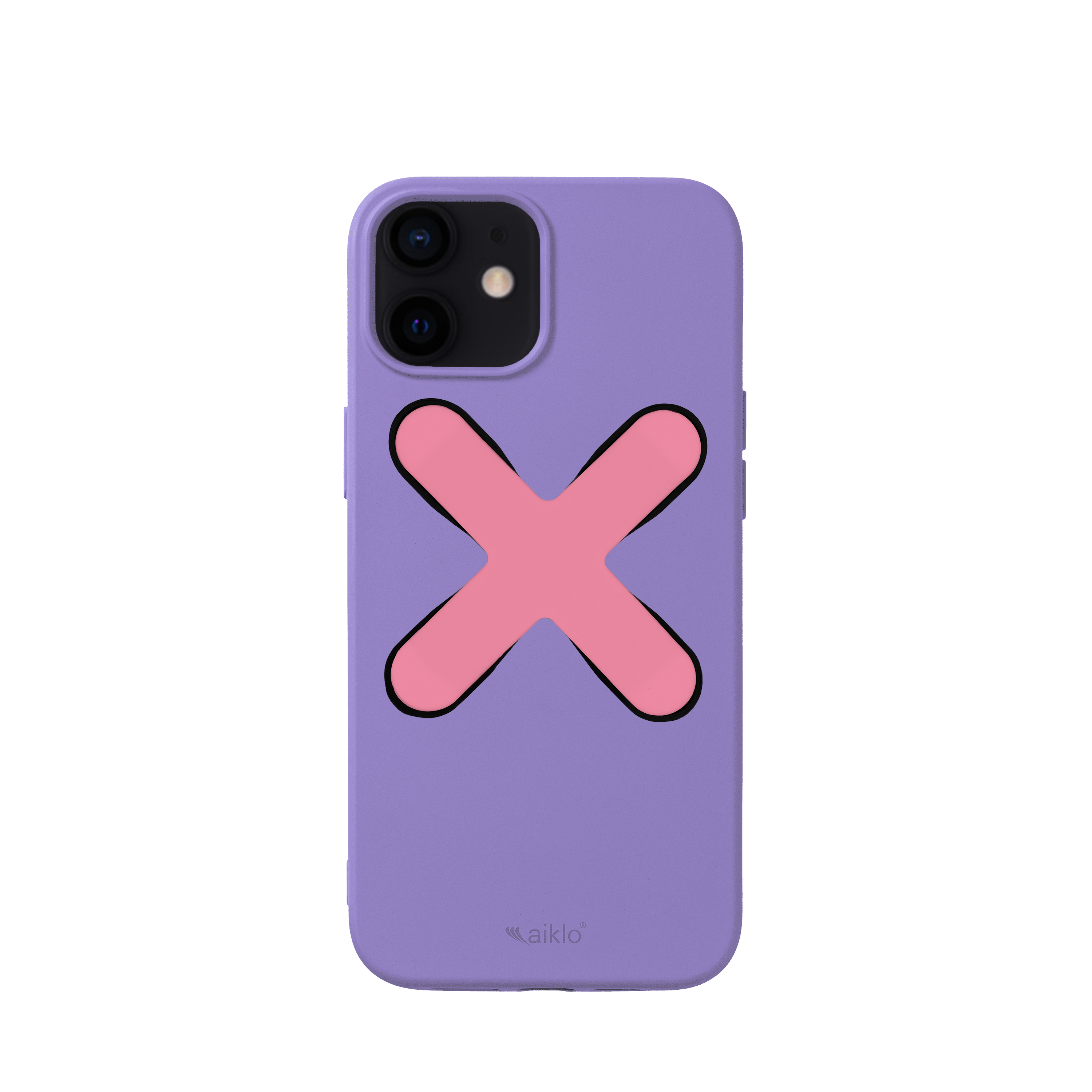 Funda Lilac & Grip Coral Pink