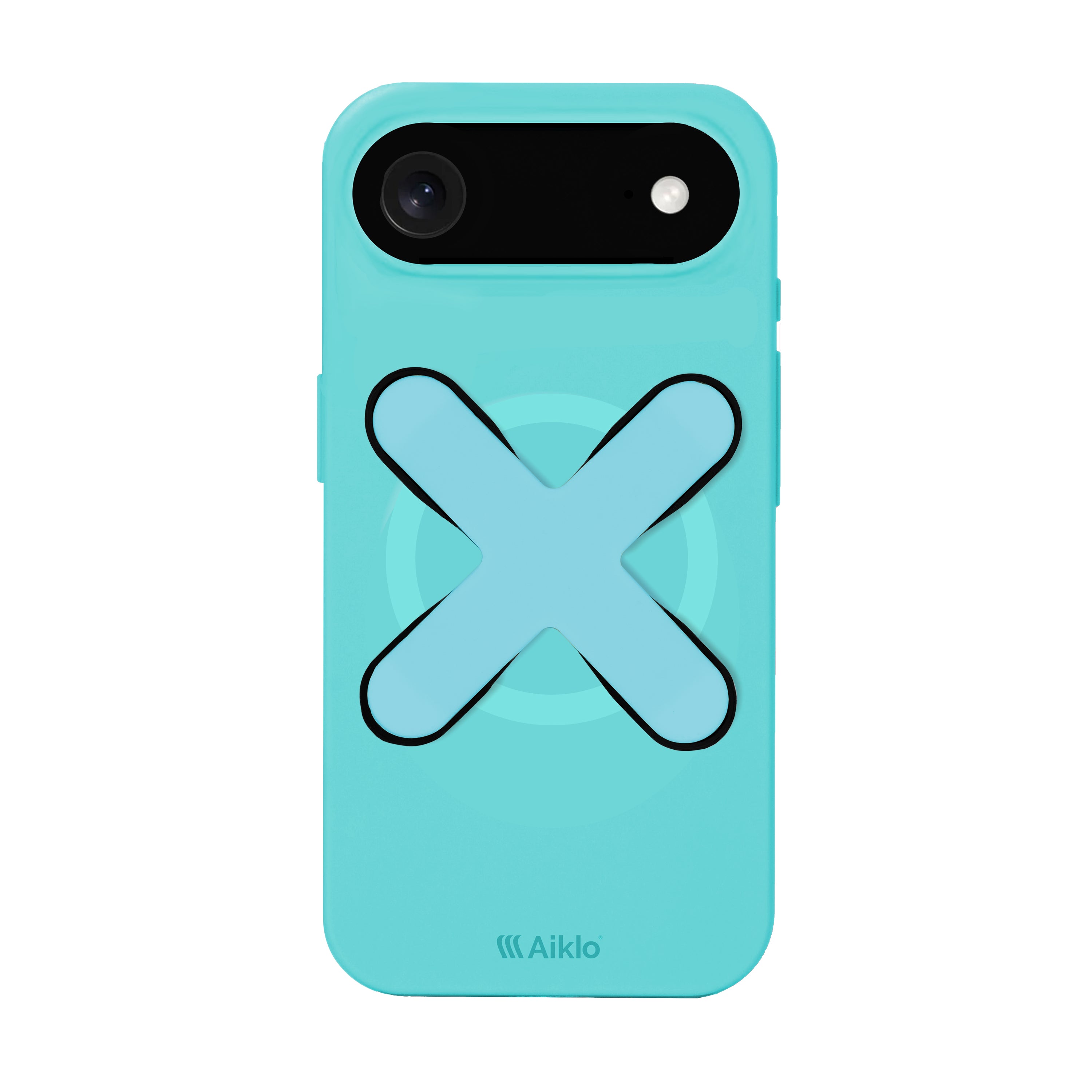 Funda MagSafe & Stix Grip Agua Blue