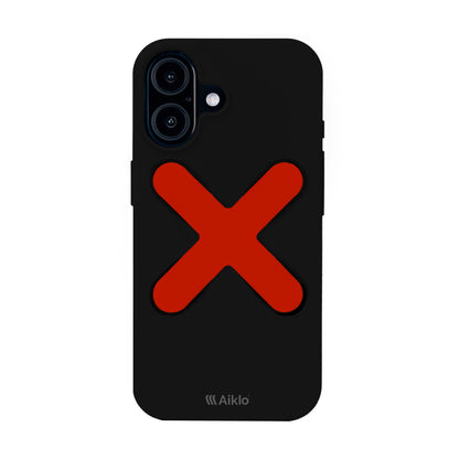 Iphone 17 Black + Grip Hot Red