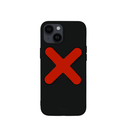 Funda Black & Grip Hot Red