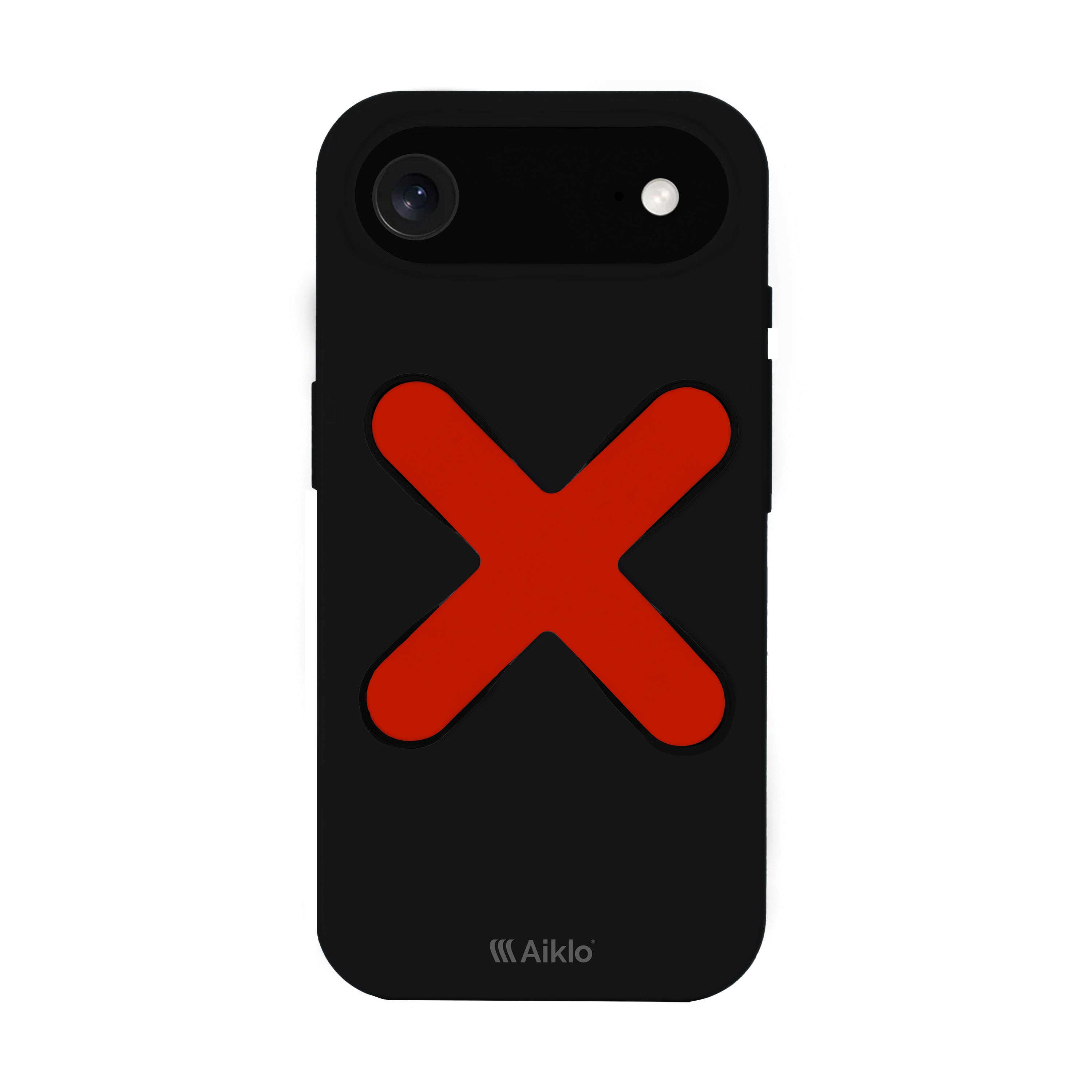 Funda MagSafe Black & Stix Grip Hot Red