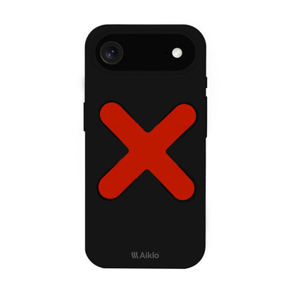 Funda MagSafe Black & Stix Grip Hot Red