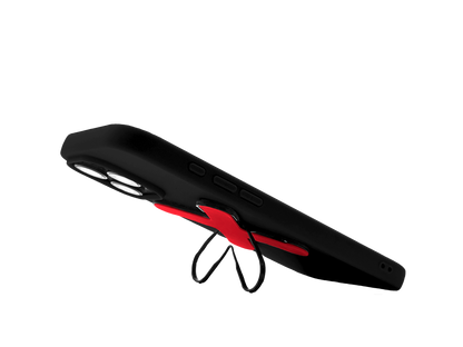 Funda MagSafe Black & Stix Grip Hot Red