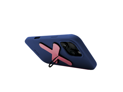 Funda Blue & Grip Coral Pink