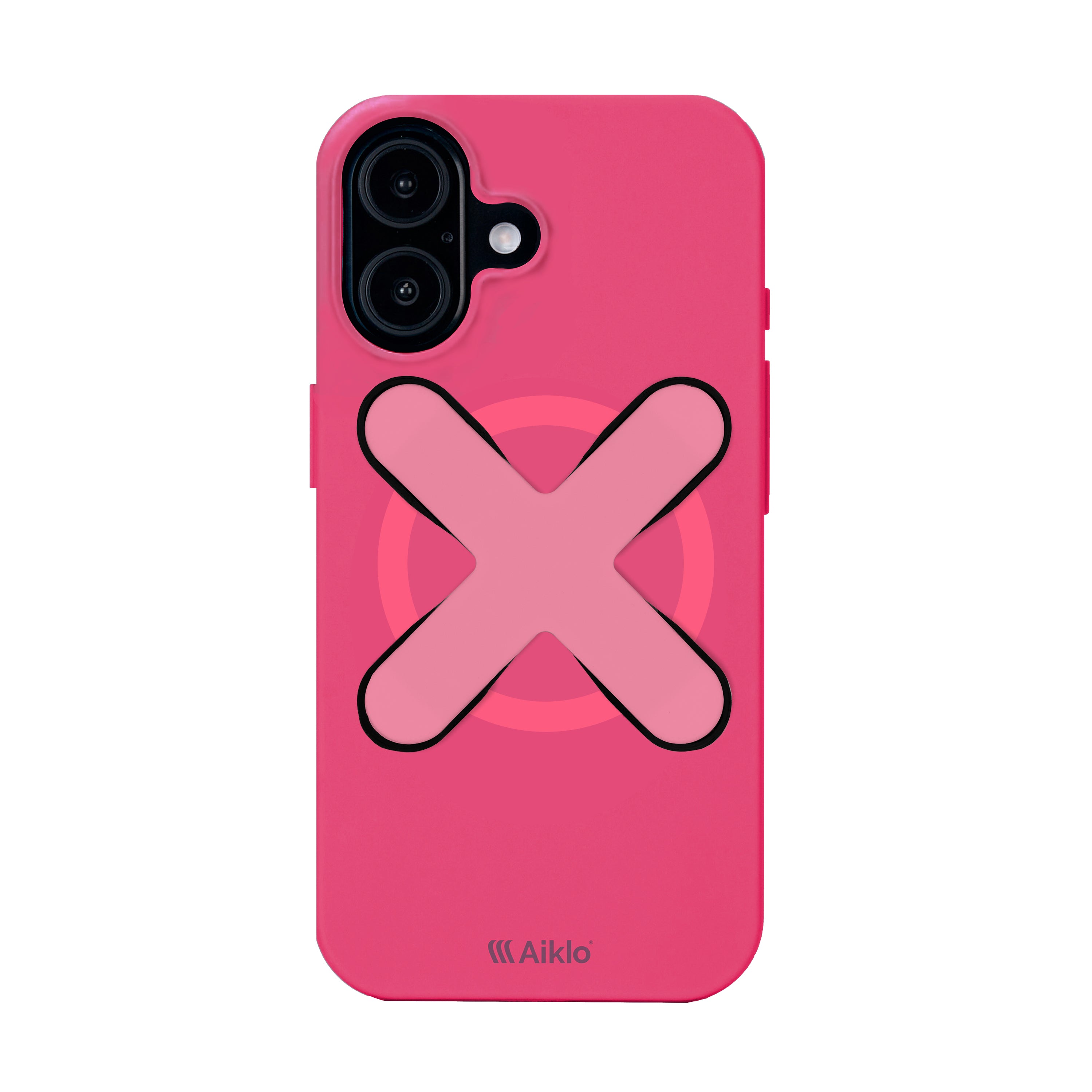 Funda MagSafe Juicy Pink & Stix Grip Coral Pink