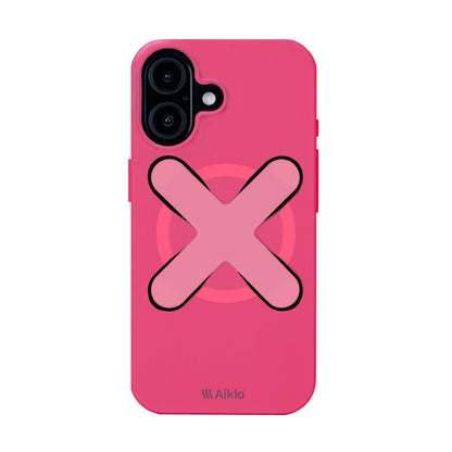 Funda MagSafe Juicy Pink & Stix Grip Coral Pink
