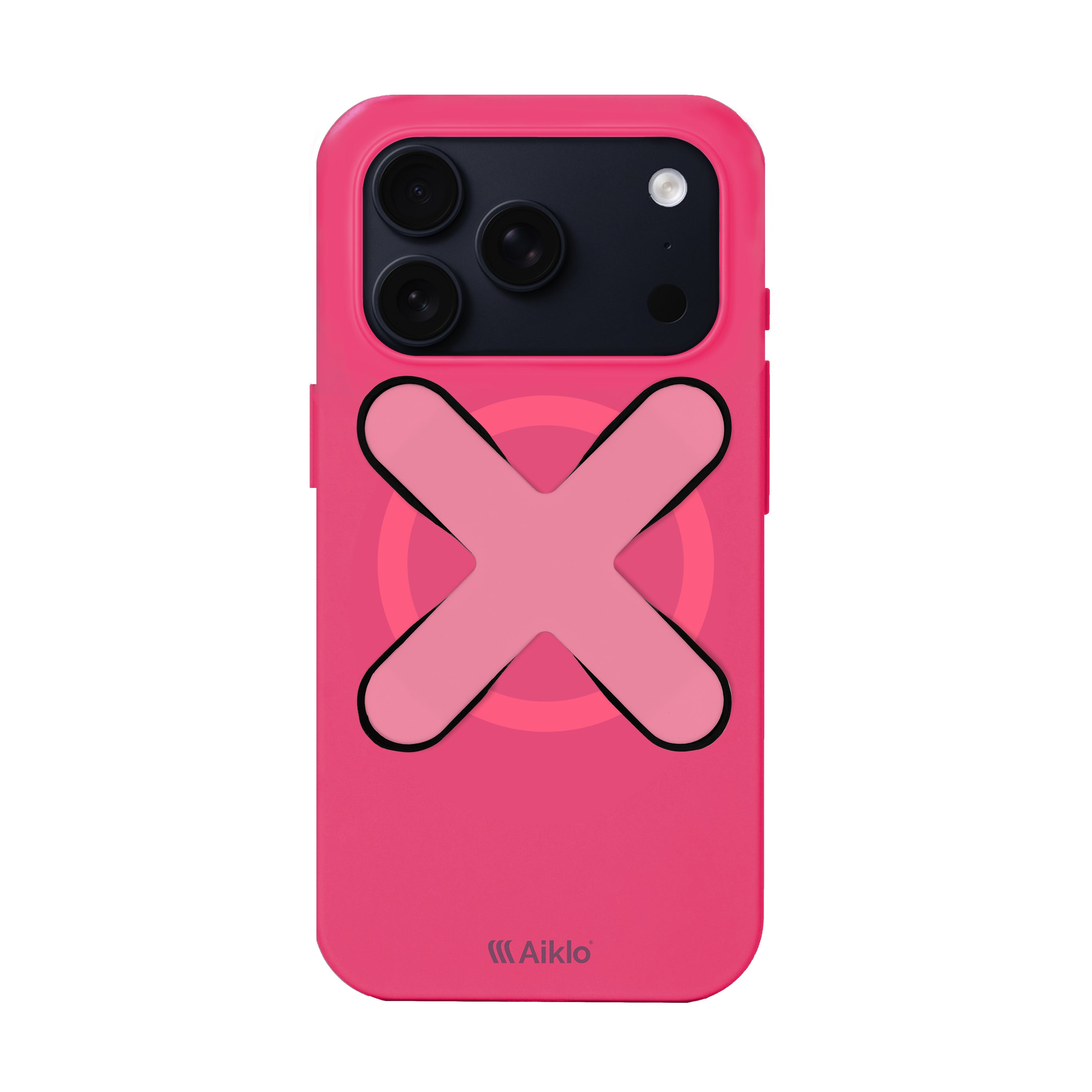 Funda MagSafe Juicy Pink & Stix Grip Coral Pink