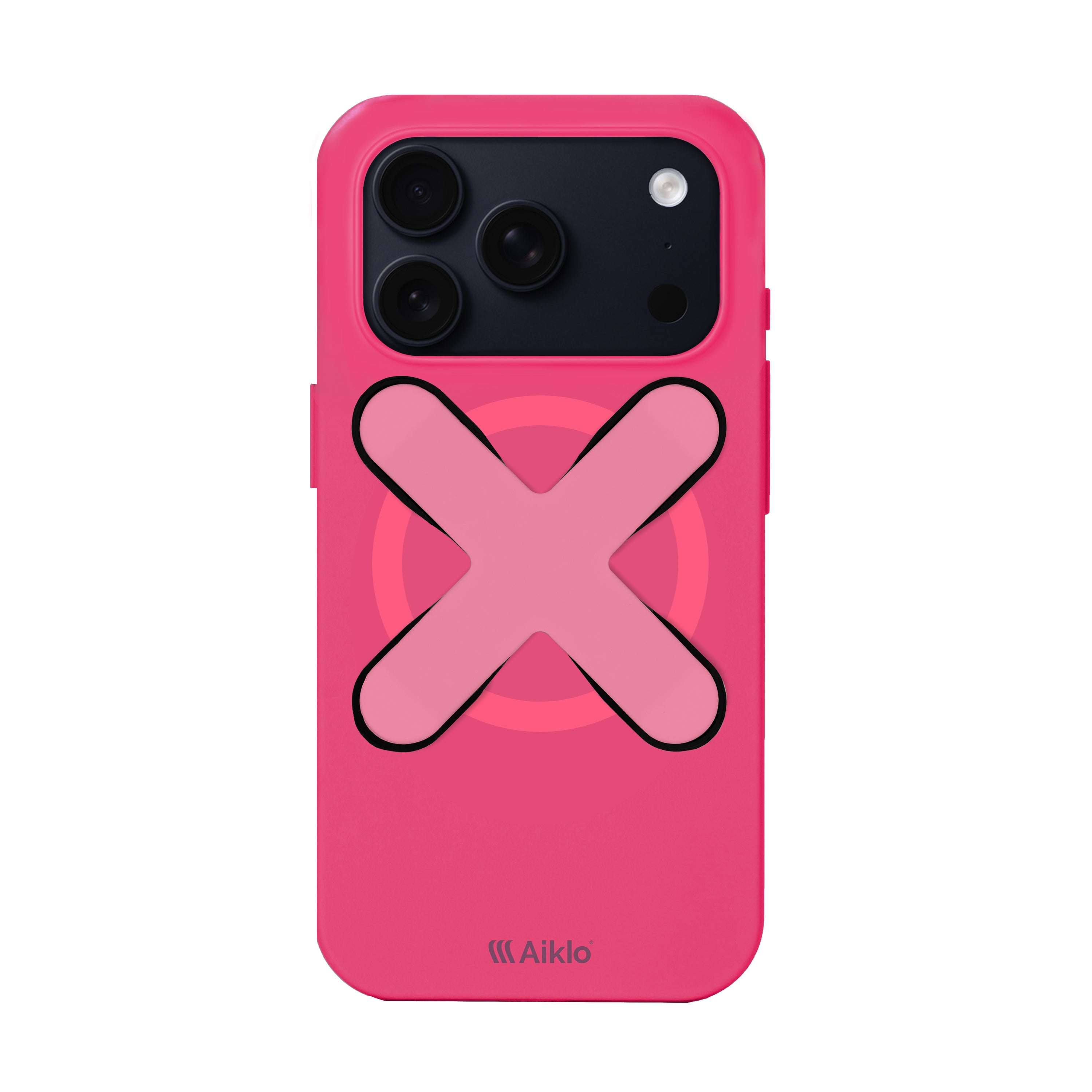 MagSafe Juicy Pink & Stix Grip Coral Pink Case