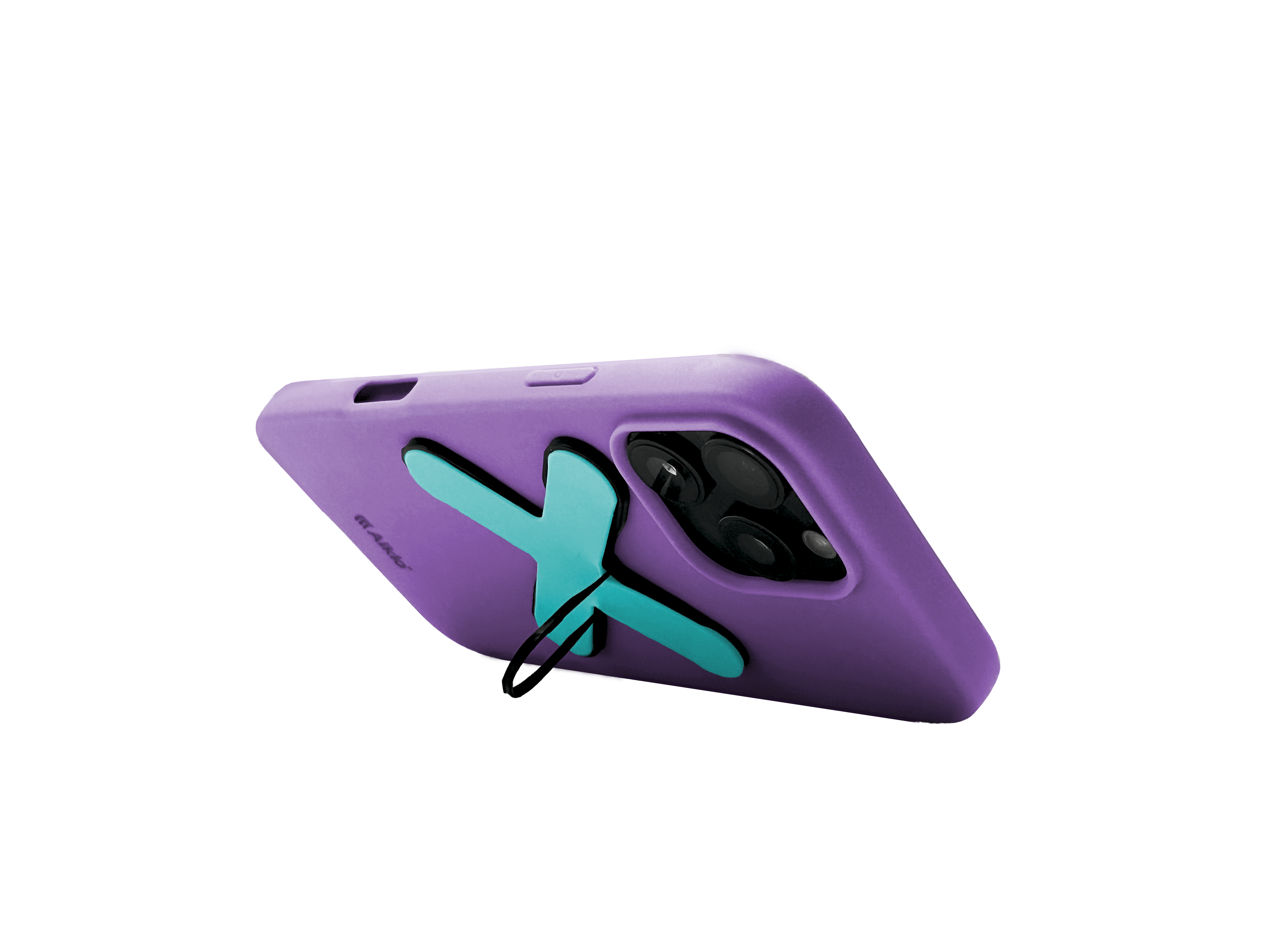 Funda Lilac & Grip Aqua Blue